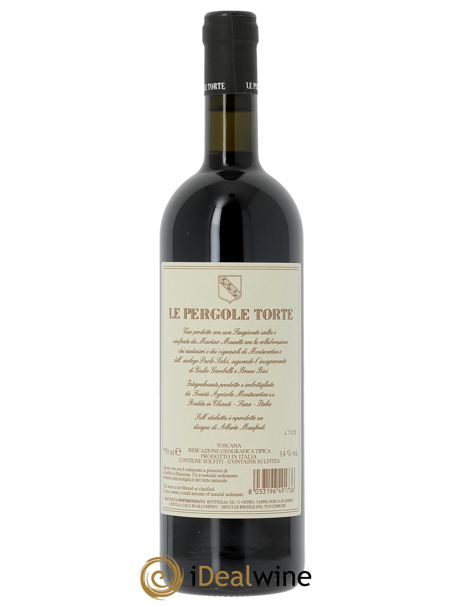 Toscana IGT Montevertine Le Pergole Torte Famille Manetti 2022 - Lot de 1 bouteille - 1