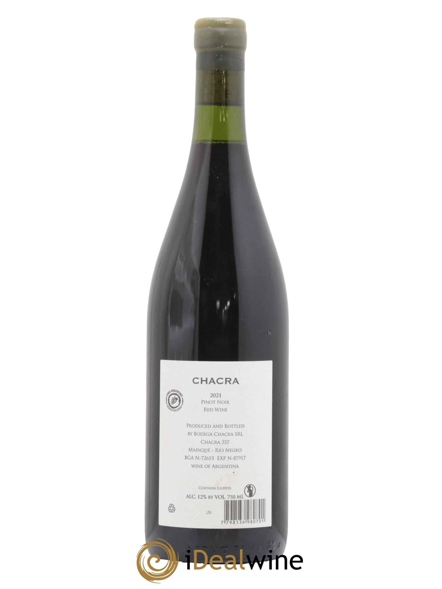 Patagonie Bodega Chacra Cincuenta y cinco  2021 - Lot de 1 bouteille - 1