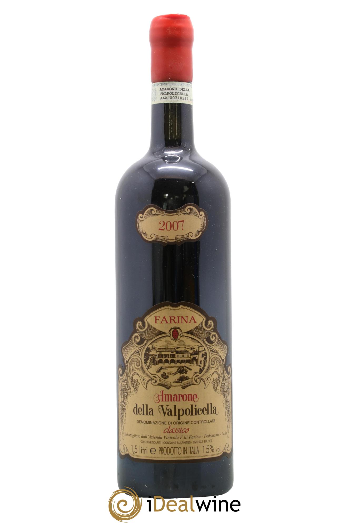 Amarone della Valpolicella Classico DOCG Farina 2007 - Lot of 1 magnum - 1