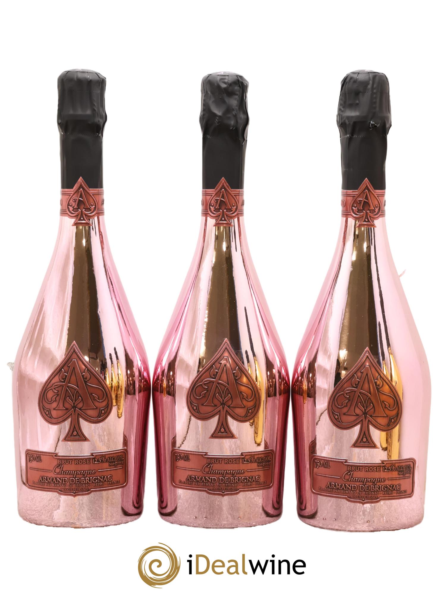 Rosé Brut Armand de Brignac - Posten von 3 Flaschen - 0