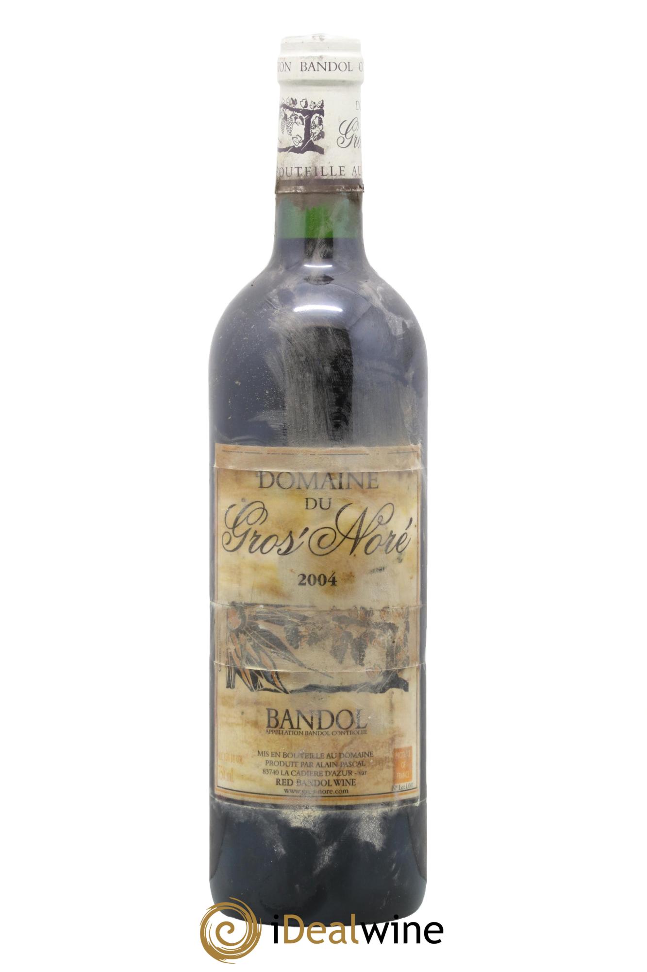 Bandol Alain Pascal Domaine du Gros Nore 2004 - Lot de 1 bouteille - 0