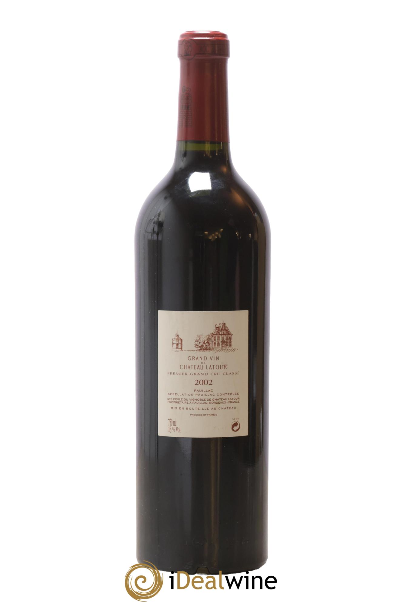 Château Latour 1er Grand Cru Classé 2002 - Posten von 1 Flasche - 1