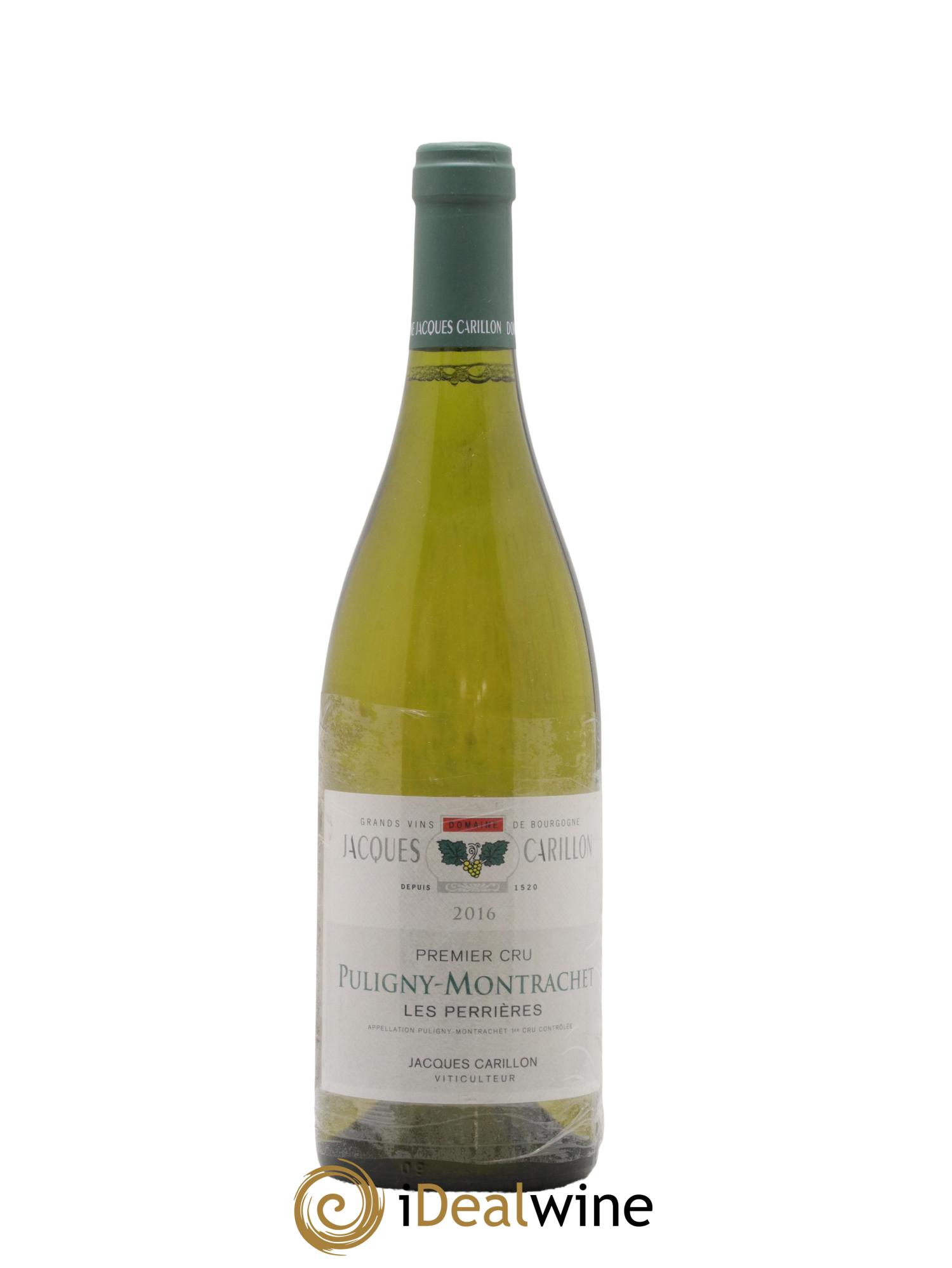 Puligny-Montrachet 1er Cru Les Perrières Jacques Carillon (Domaine) 2016 - Lot de 1 bouteille - 0