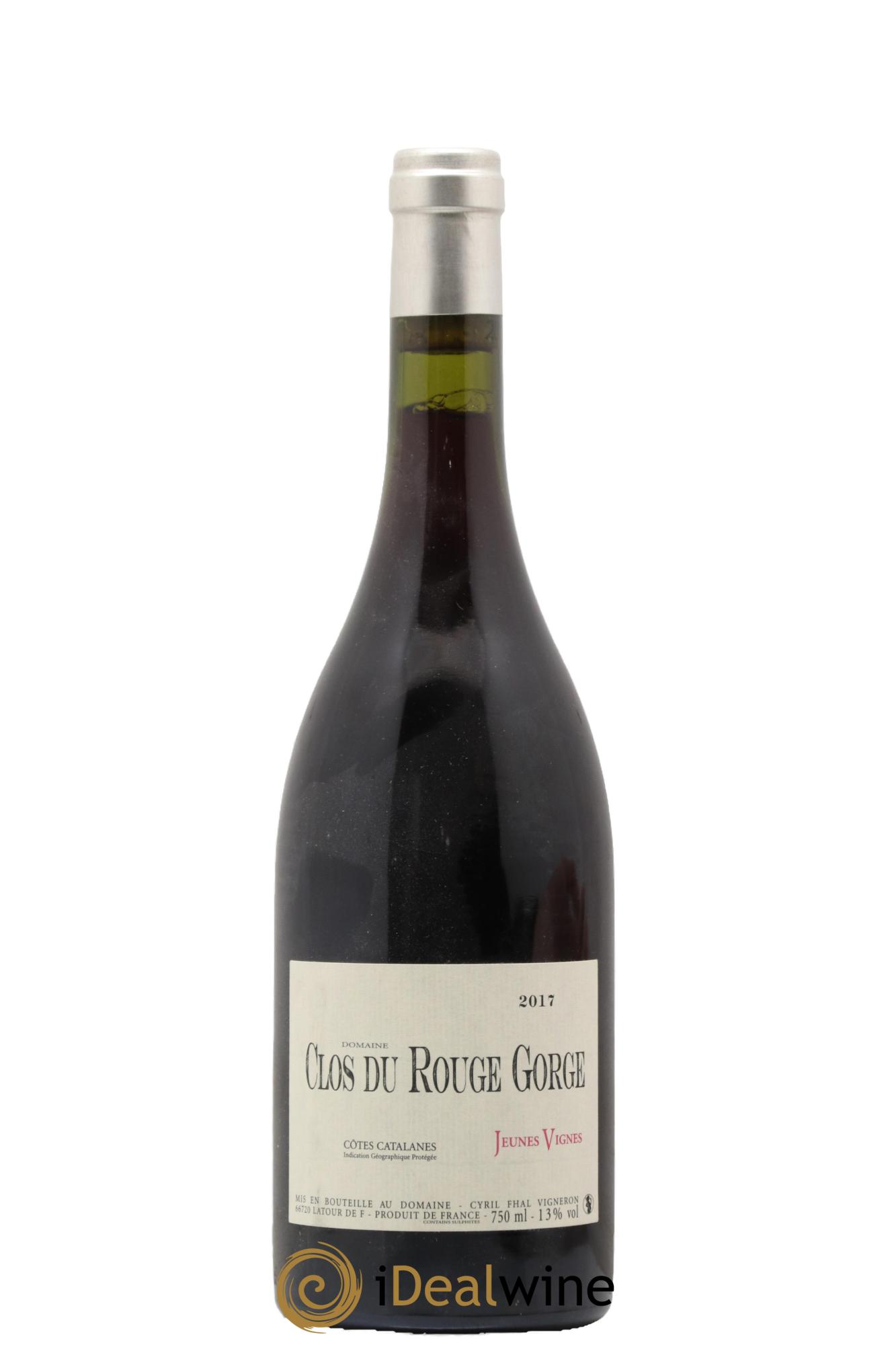 Côtes Catalanes (VDP des Côtes Catalanes) Clos du Rouge Gorge Jeunes Vignes Cyril Fhal 2017 - Lot de 1 bouteille - 0