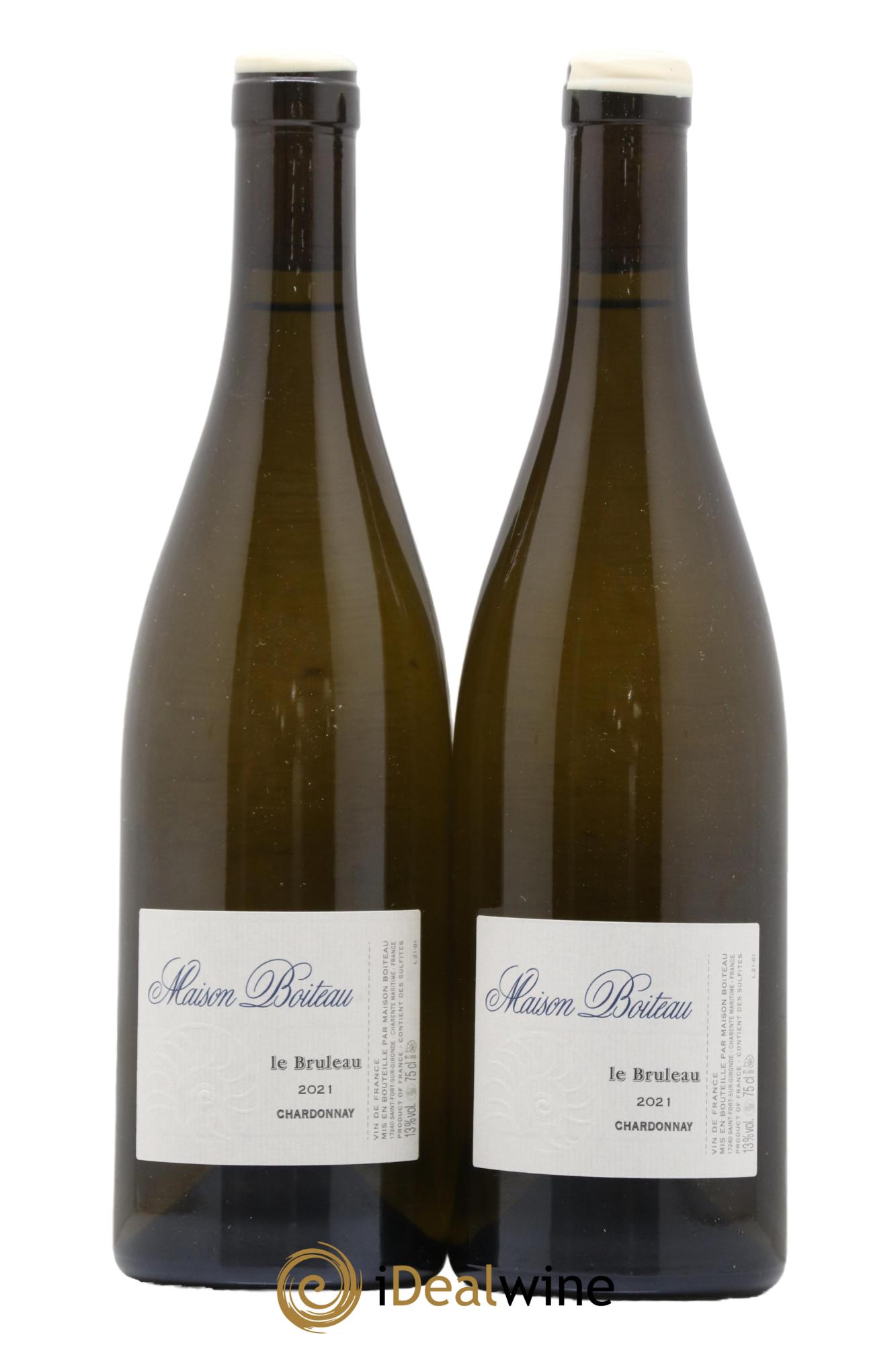 Vin de France Chardonnay Le Bruleau Maison Boiteau 2021 - Lot de 2 bouteilles - 0