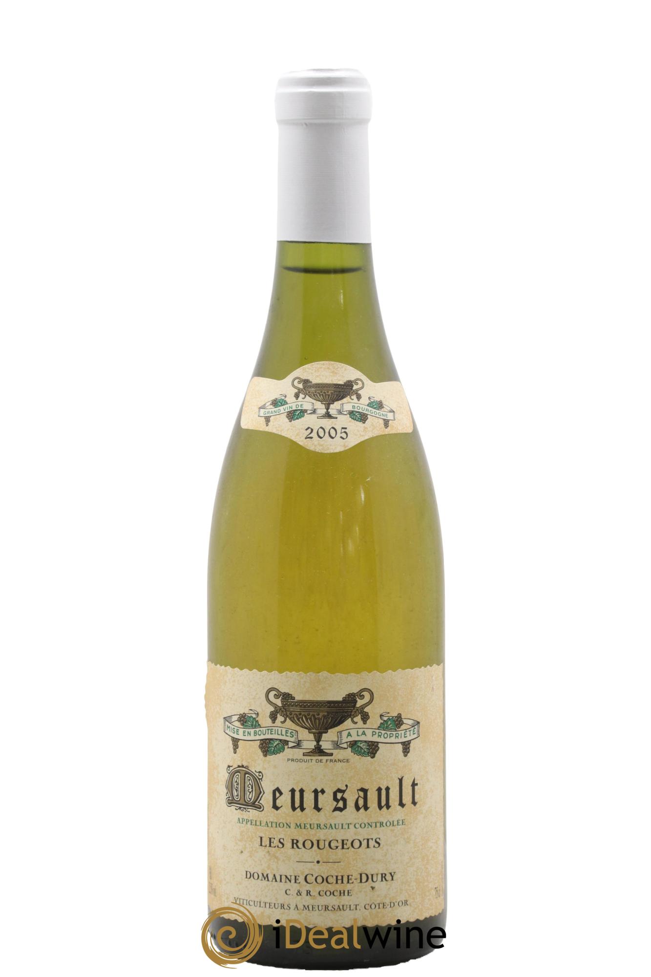 Meursault Les Rougeots Coche Dury (Domaine) 2005 - Lot de 1 bouteille - 0