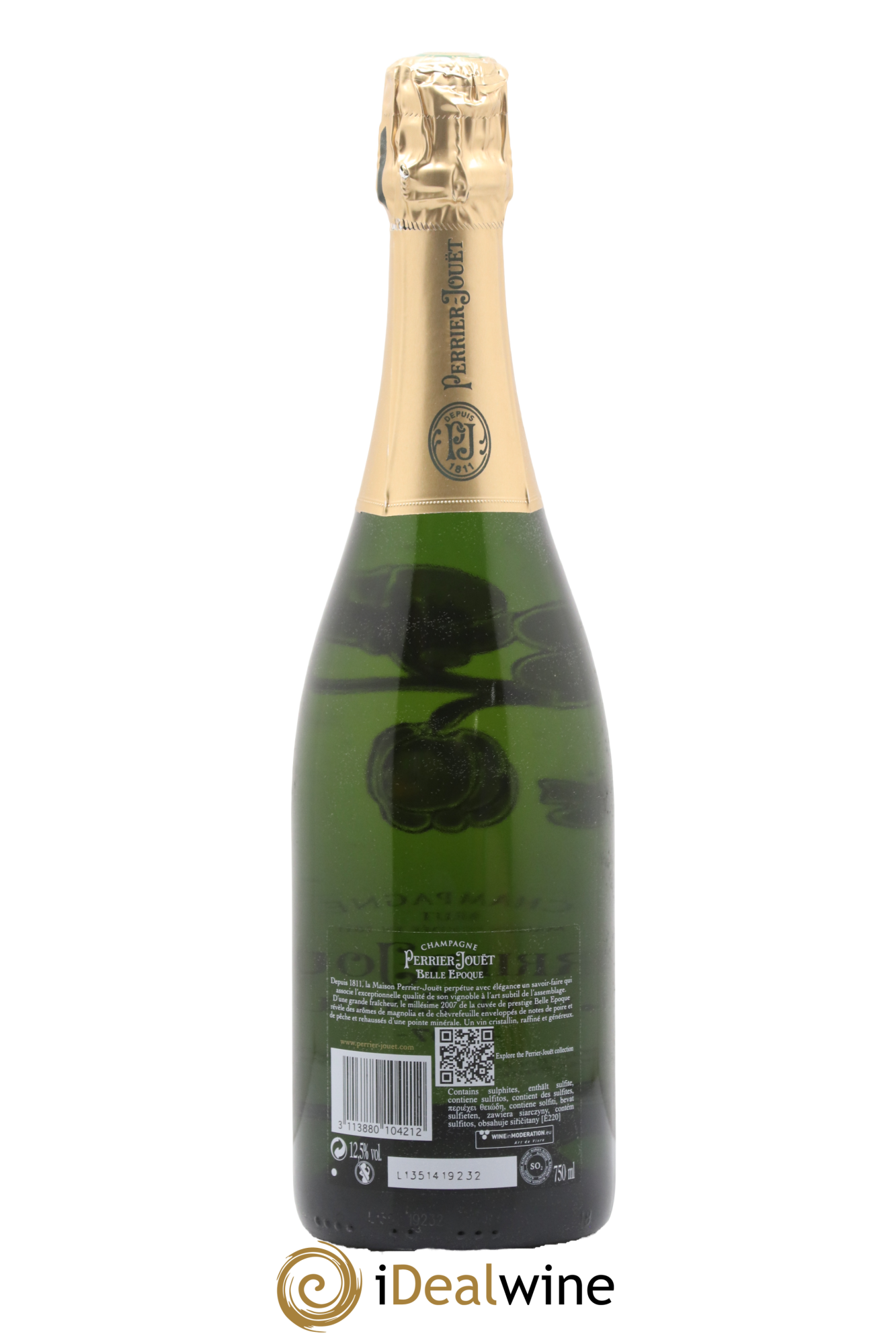 Cuvée Belle Epoque Brut Perrier-Jouët 2007 - Lot de 1 bouteille - 2