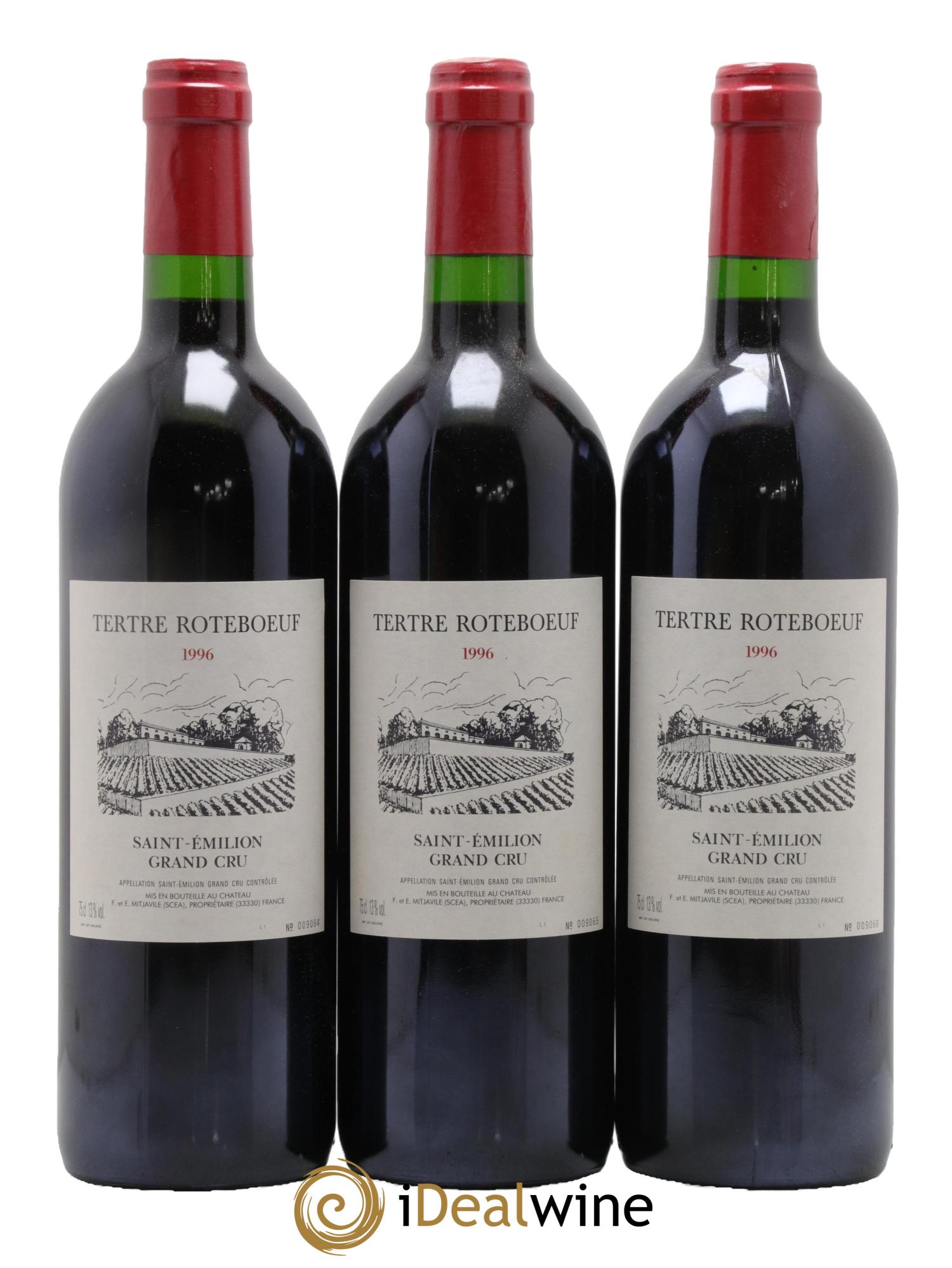 Château Tertre Roteboeuf 1996 - Lot of 6 bottles - 2