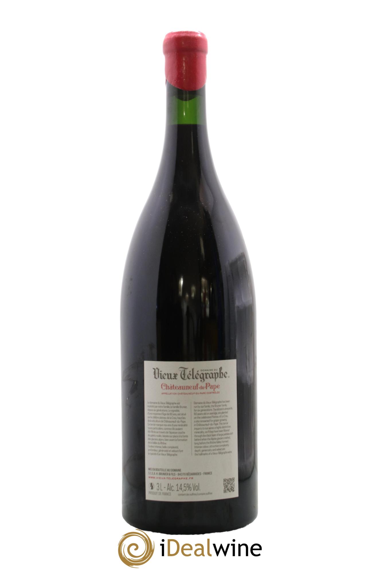 Châteauneuf-du-Pape Vieux Télégraphe (Domaine du) Vignobles Brunier 2023 - Posten von 1 Doppel-Magnum - 1