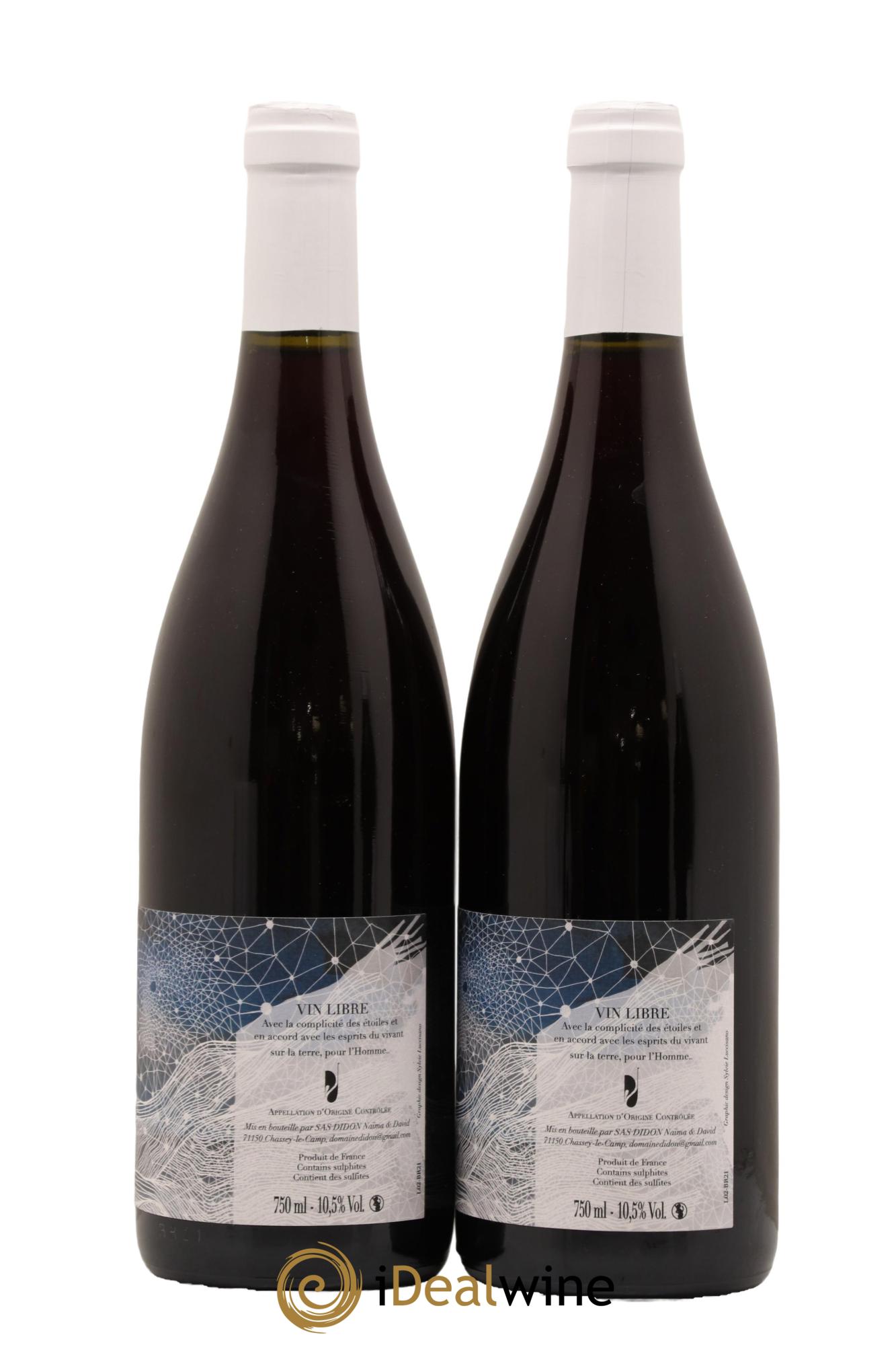 Bourgogne Didon (Domaine) Vin libre 2021 - Lot de 2 bouteilles - 1