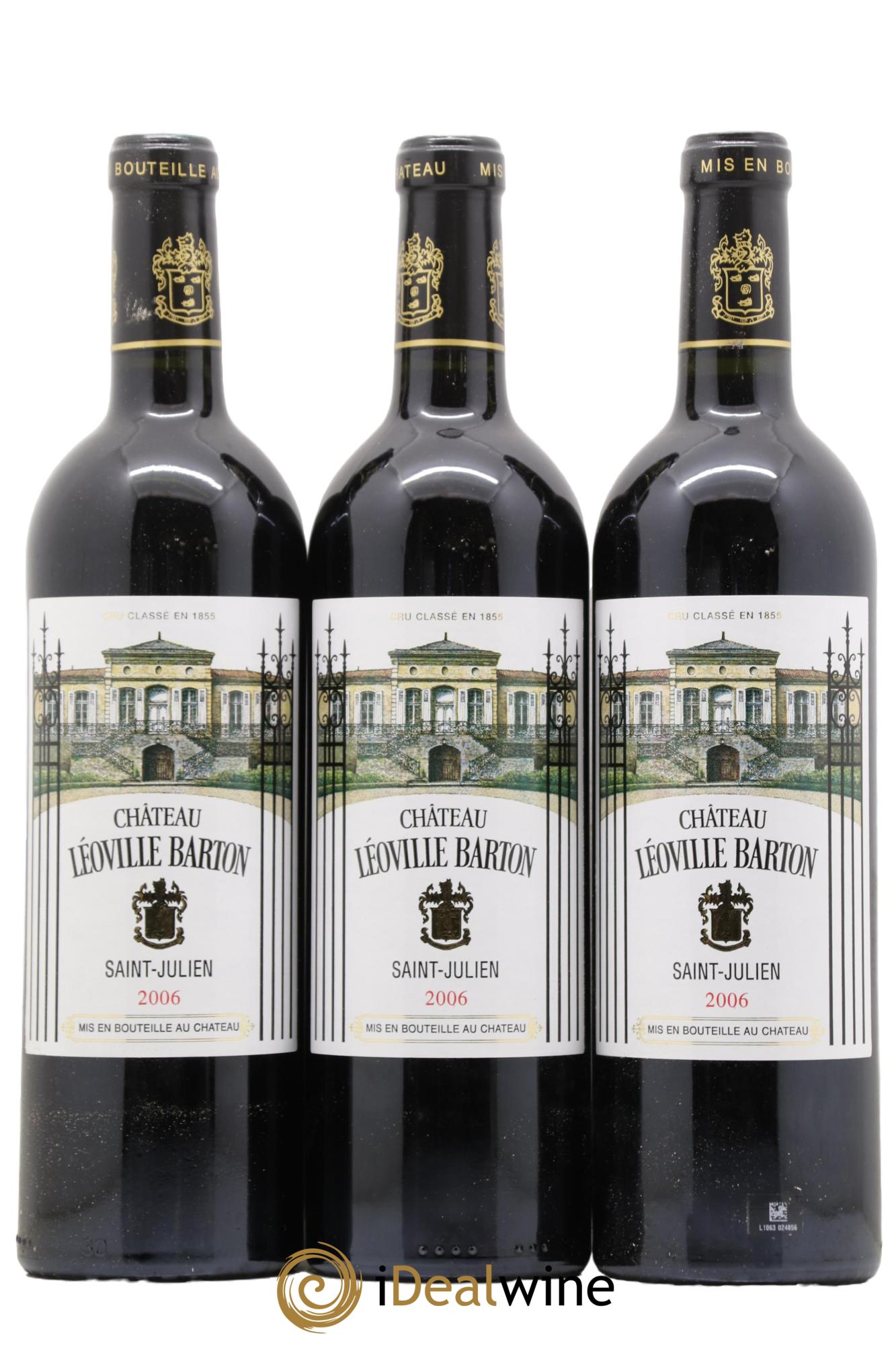 Château Léoville Barton 2ème Grand Cru Classé 2006 - Lot de 6 bouteilles - 2