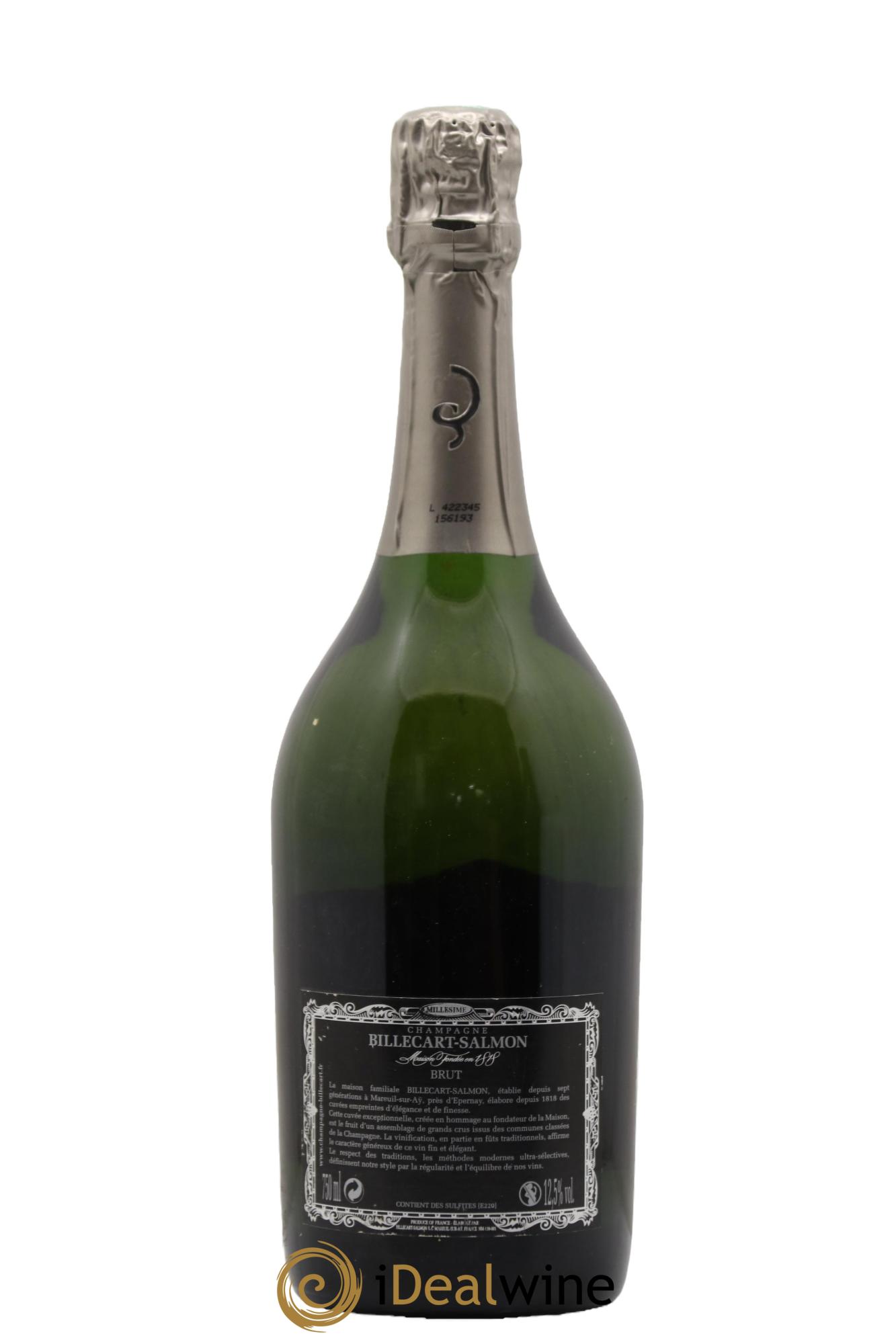 Brut Nicolas François Billecart Billecart-Salmon 1999 - Lot de 1 bouteille - 1