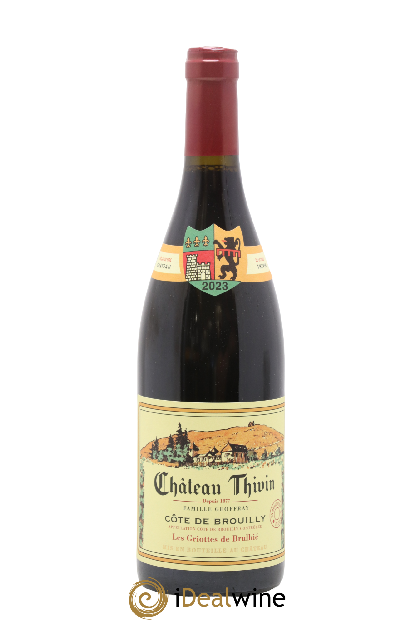 Côte de Brouilly Les Griottes de Brulhié Château Thivin 2023 - Lot de 1 bouteille - 0
