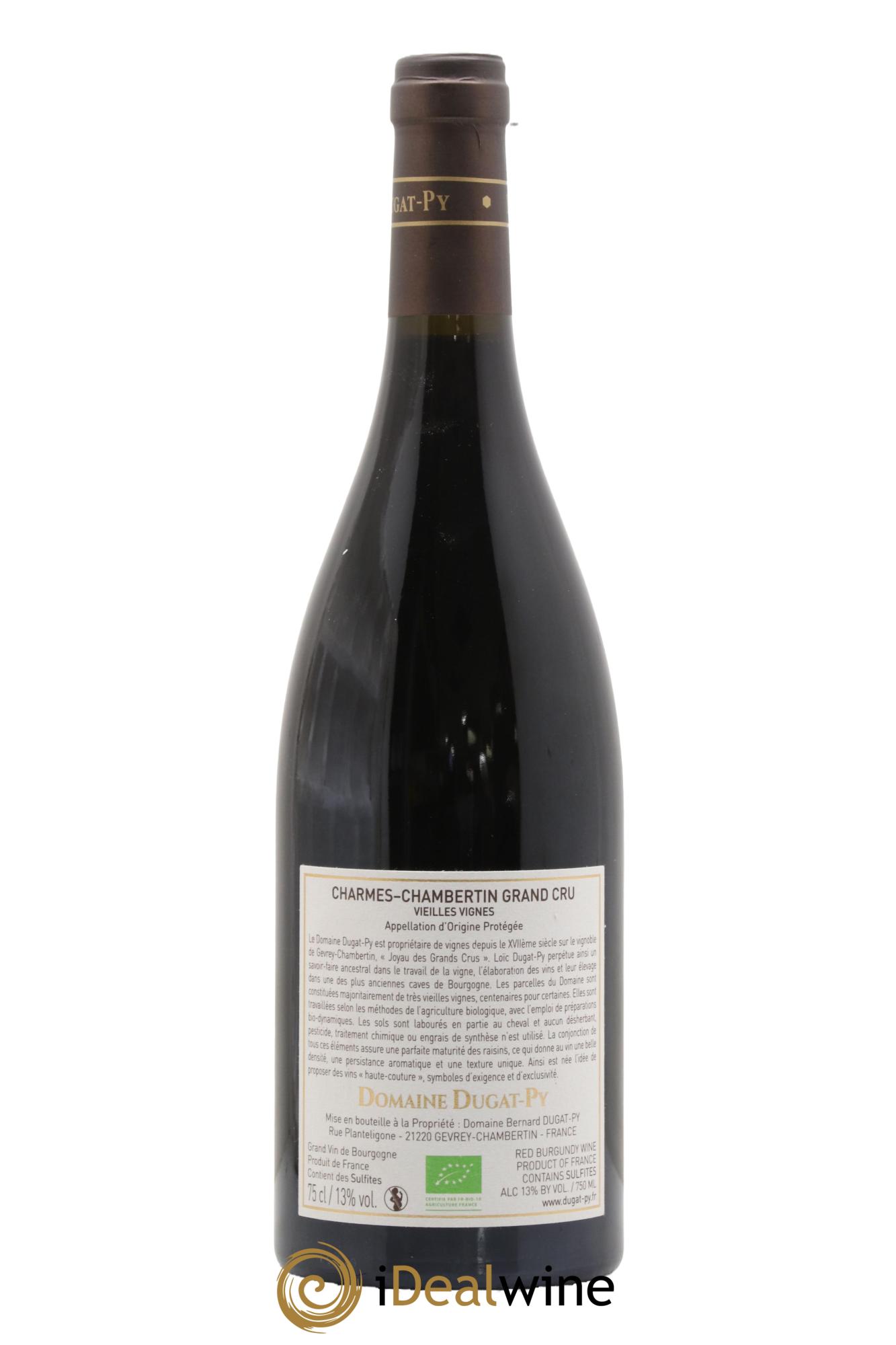 Charmes-Chambertin Grand Cru Vieilles Vignes Dugat-Py  2019 - Lotto di 1 bottiglia - 1
