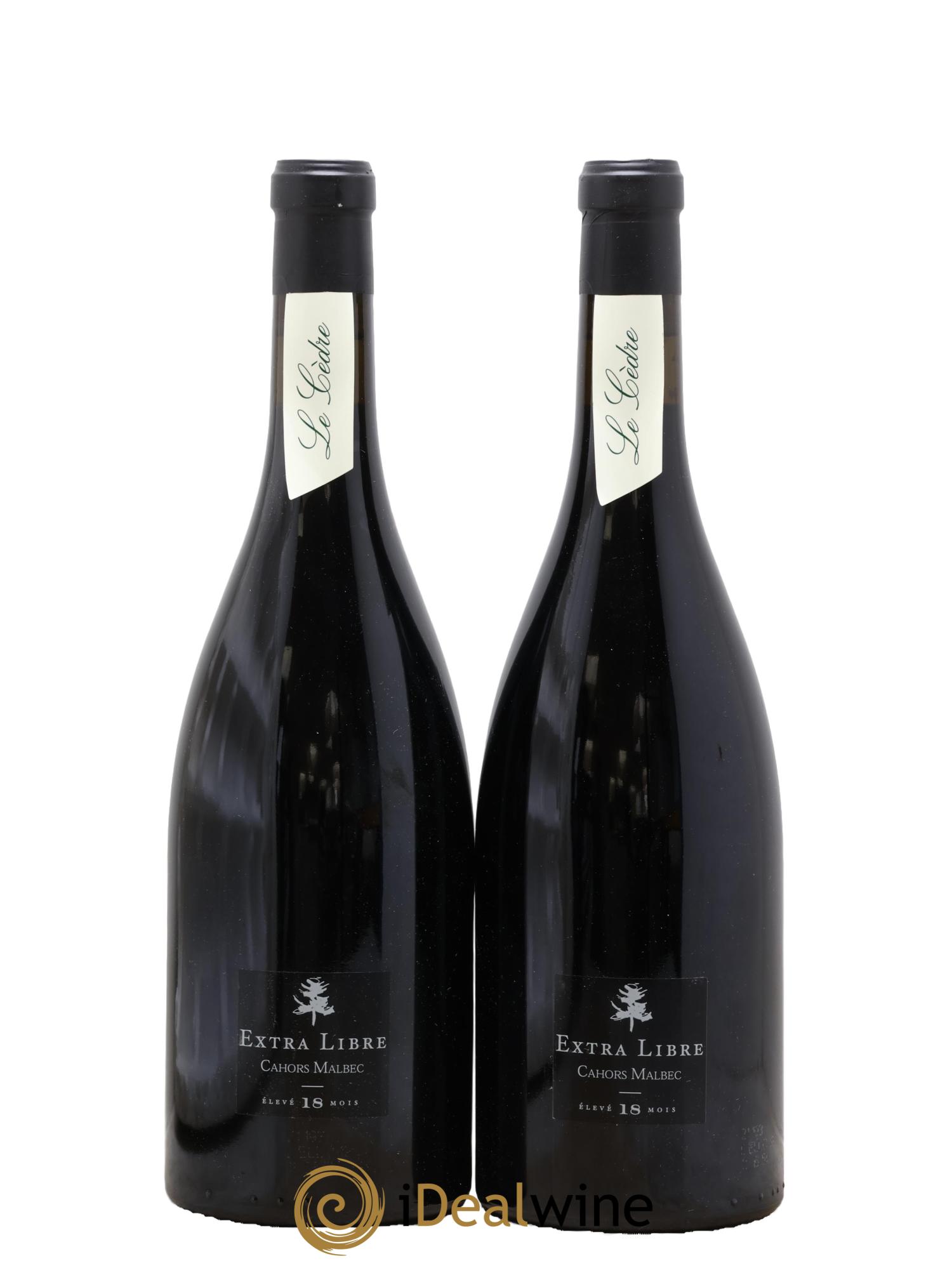Cahors Château du Cèdre Extra Libre Pascal et Jean-Marc Verhaeghe 2019 - Lot of 2 bottles - 0