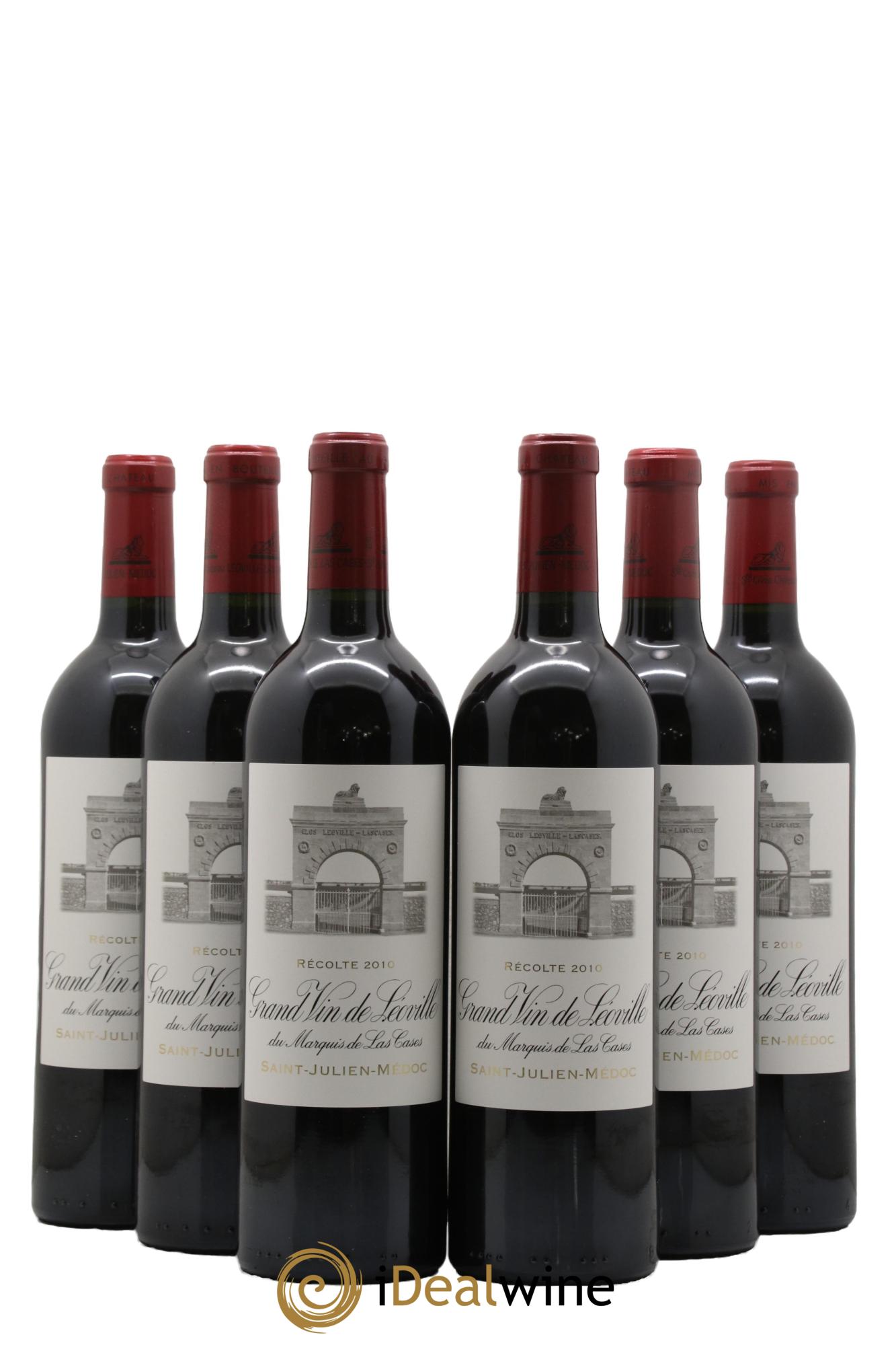 Château Léoville Las Cases 2ème Grand Cru Classé 2010 - Lot de 6 bouteilles - 0