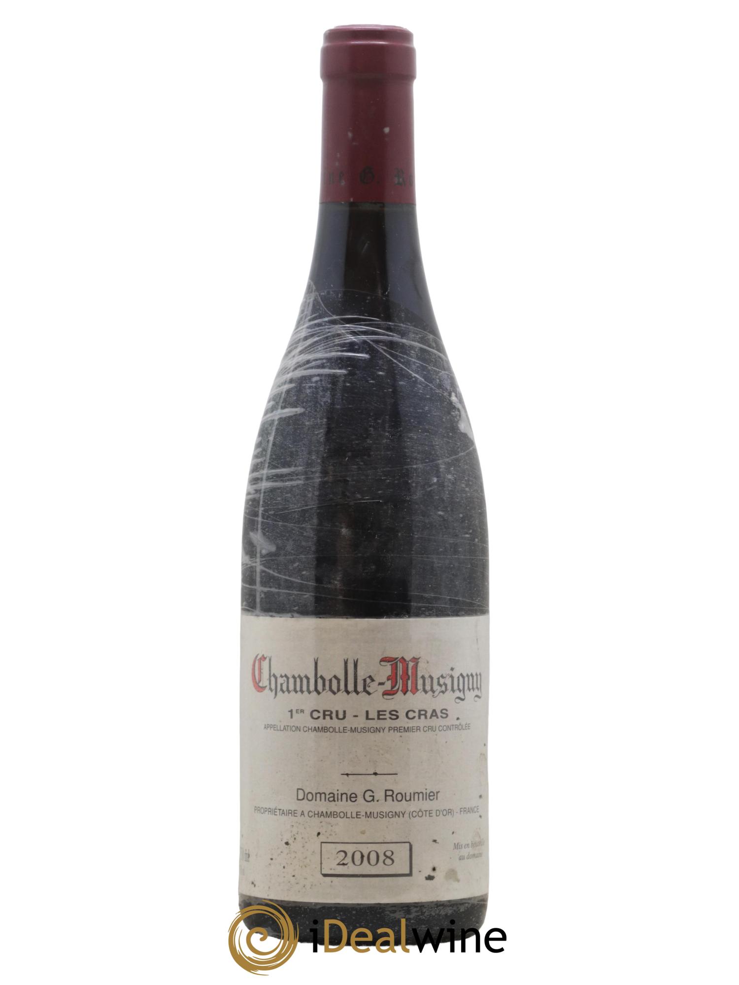 Chambolle-Musigny 1er Cru Les Cras Georges Roumier (Domaine) 2008 - Lot de 1 bouteille - 0