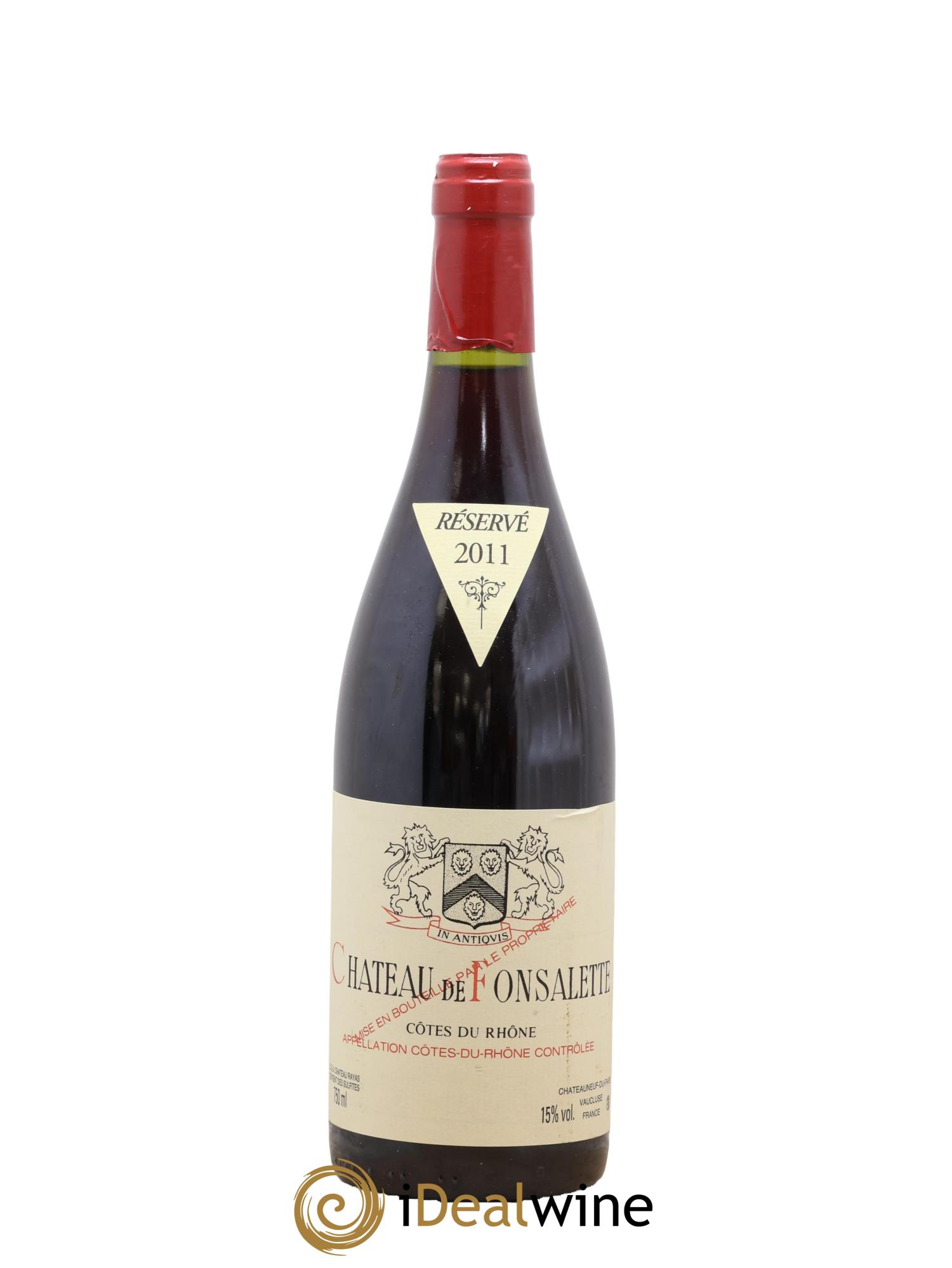 Côtes-du-Rhône Château de Fonsalette Emmanuel Reynaud 2011 - Posten von 1 Flasche - 0
