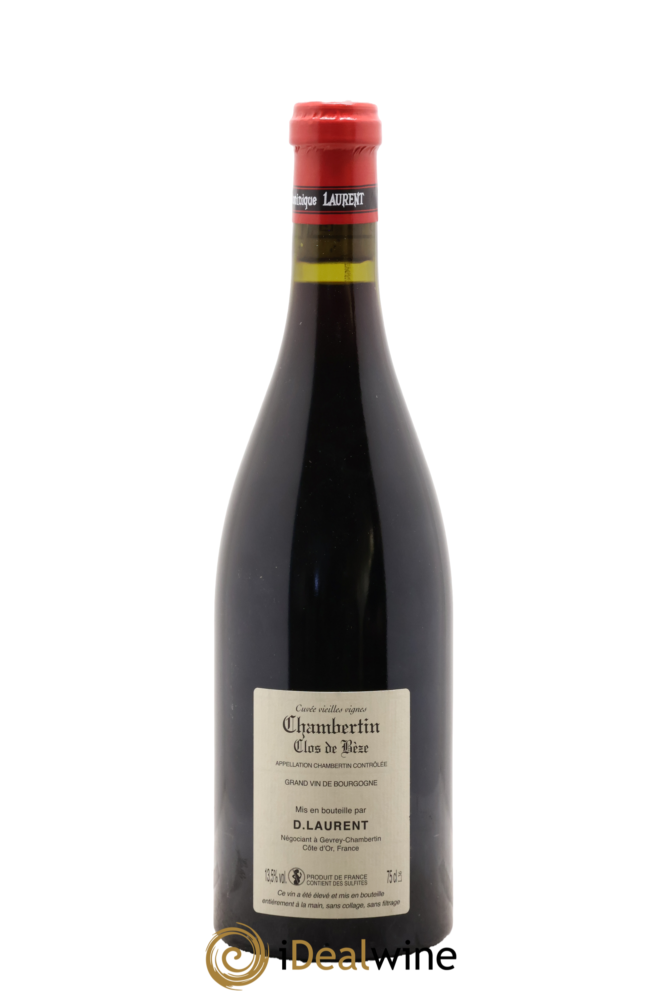 Chambertin Clos de Bèze Grand Cru Grande cuvée Vieilles vignes Dominique Laurent 2016 - Lot de 1 bouteille - 1