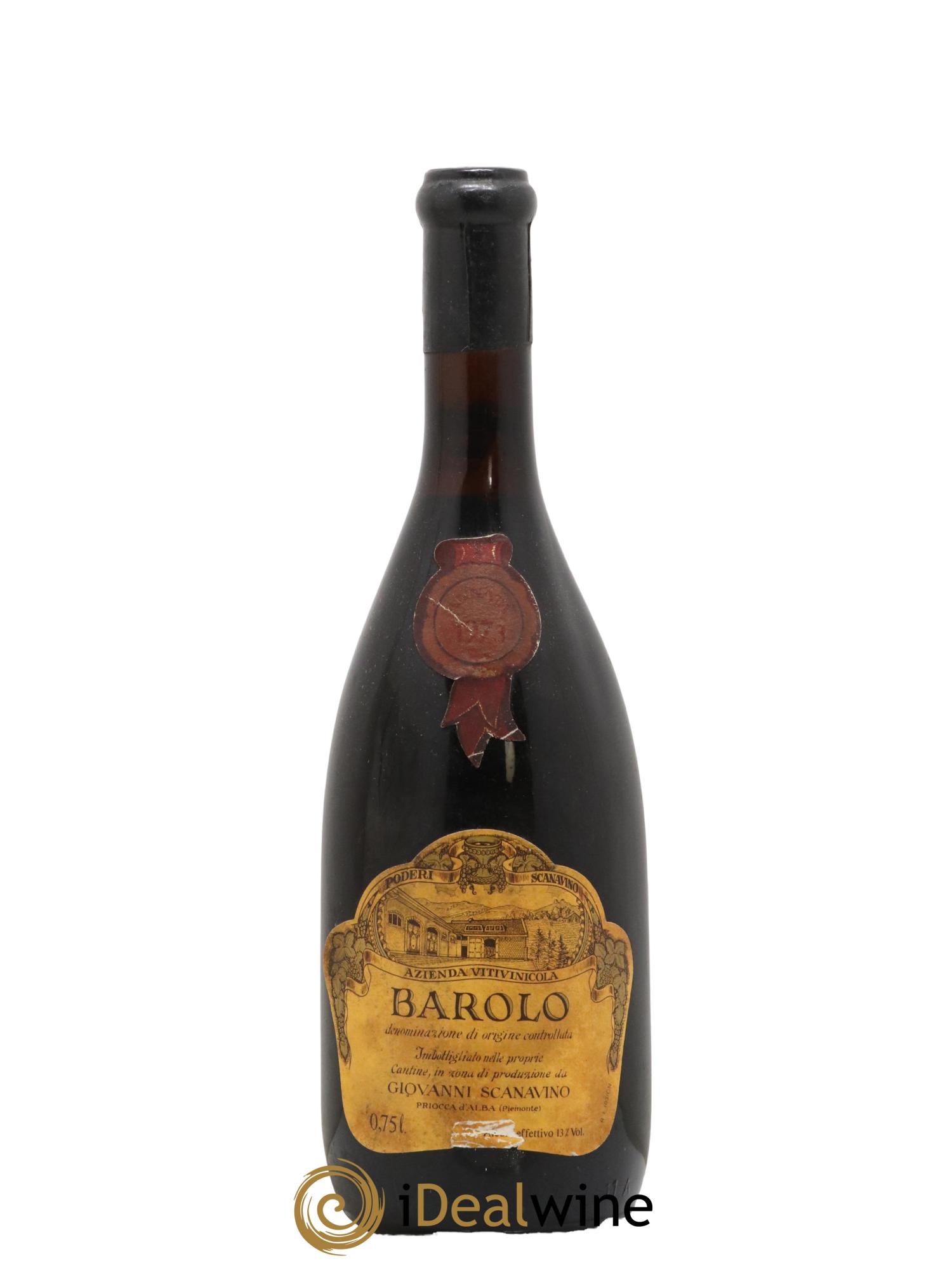 Barolo Giovanni Scanavino 1973 - Posten von 1 Flasche - 0