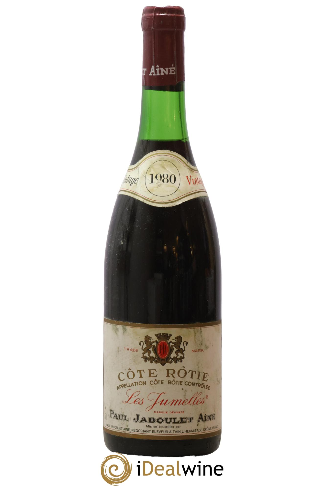 Côte-Rôtie Les Jumelles Paul Jaboulet Ainé 1980 - Lot de 1 bouteille - 0