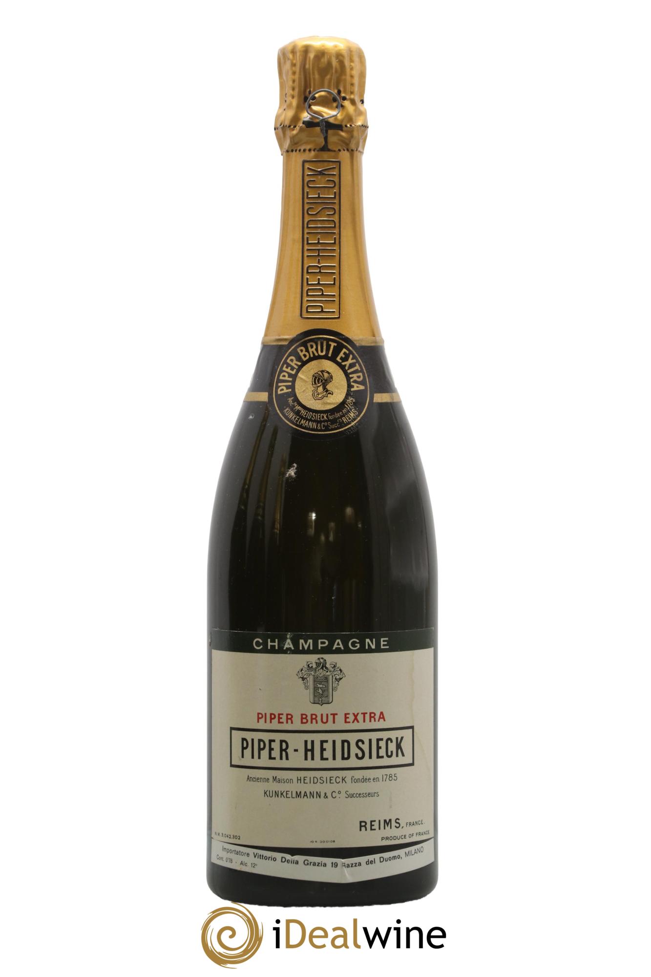 Extra-Brut Piper Heidsieck - Lot de 1 bouteille - 0