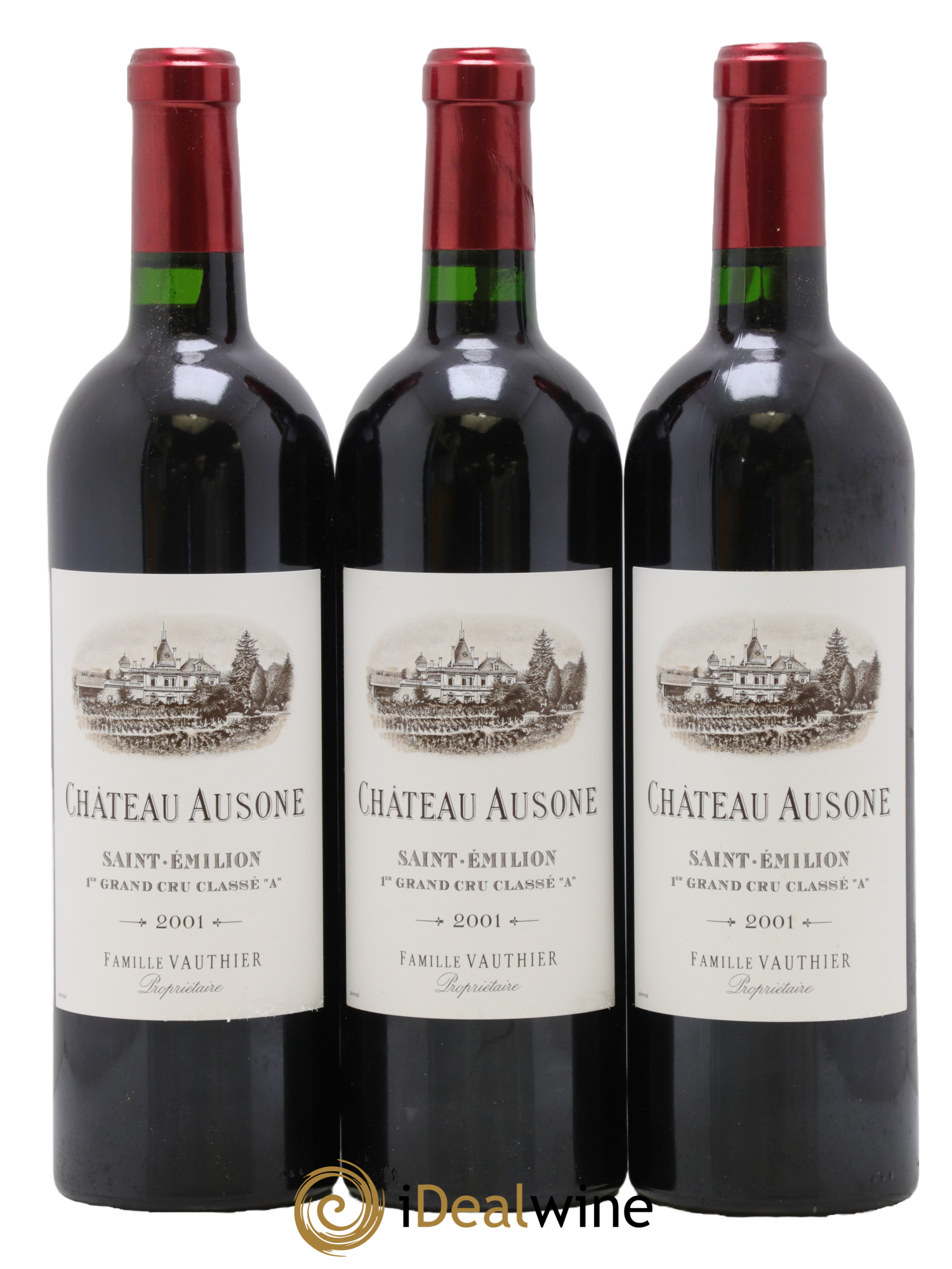 Château Ausone 1er Grand Cru Classé A 2001 - Lot of 6 bottles - 3