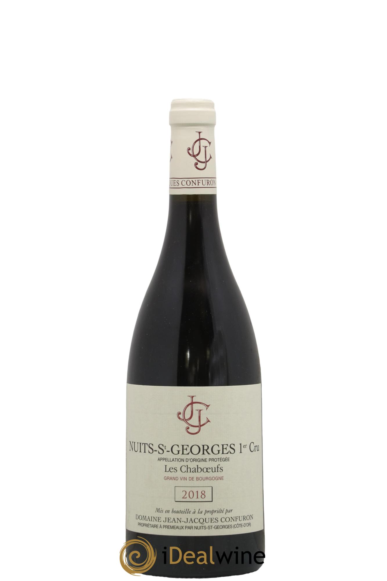 Nuits-Saint-Georges 1er Cru Les Chaboeufs Jean-Jacques Confuron 2018 - Lot de 1 bouteille - 0