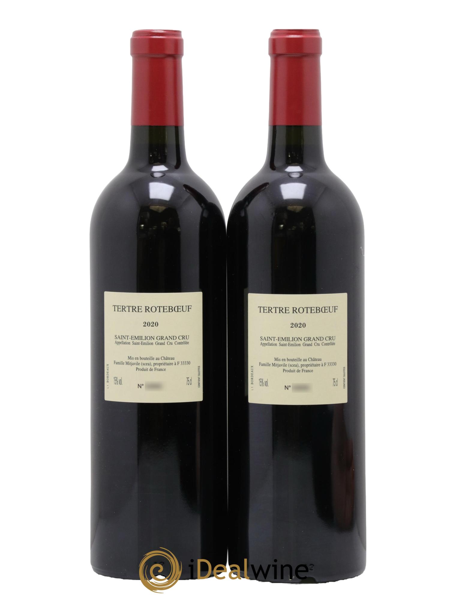 Château Tertre Roteboeuf 2020 - Lot de 2 bouteilles - 1