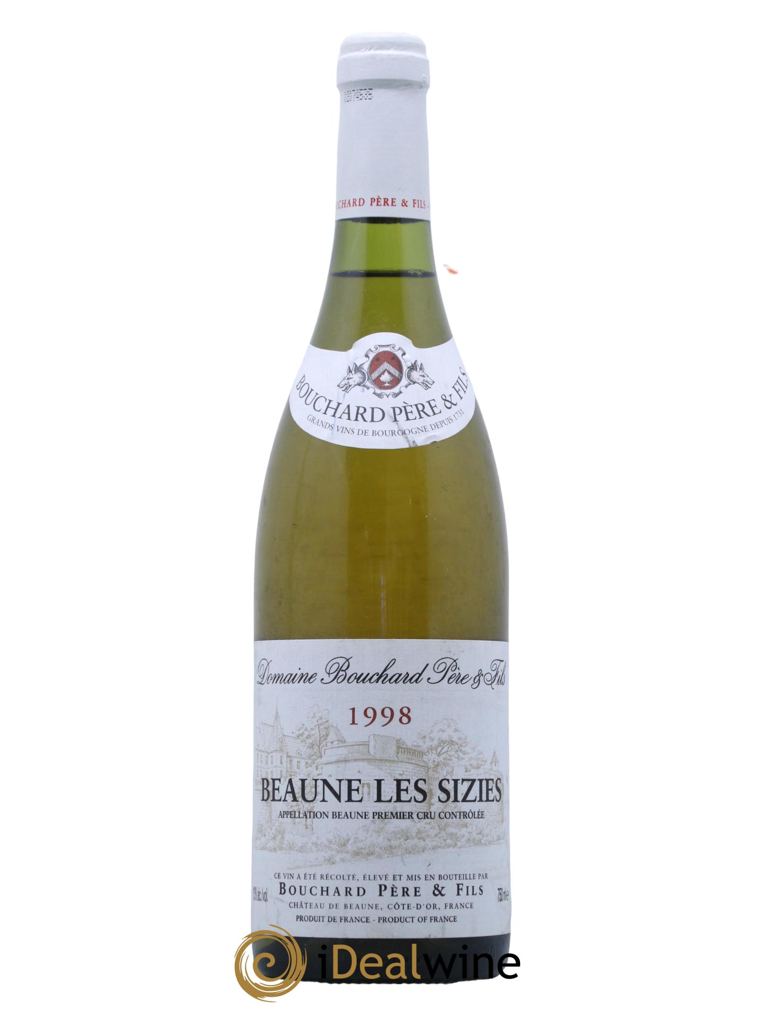 Beaune 1er Cru Les Sizies Bouchard Pere et Fils 1998 - Lot de 1 bouteille - 0