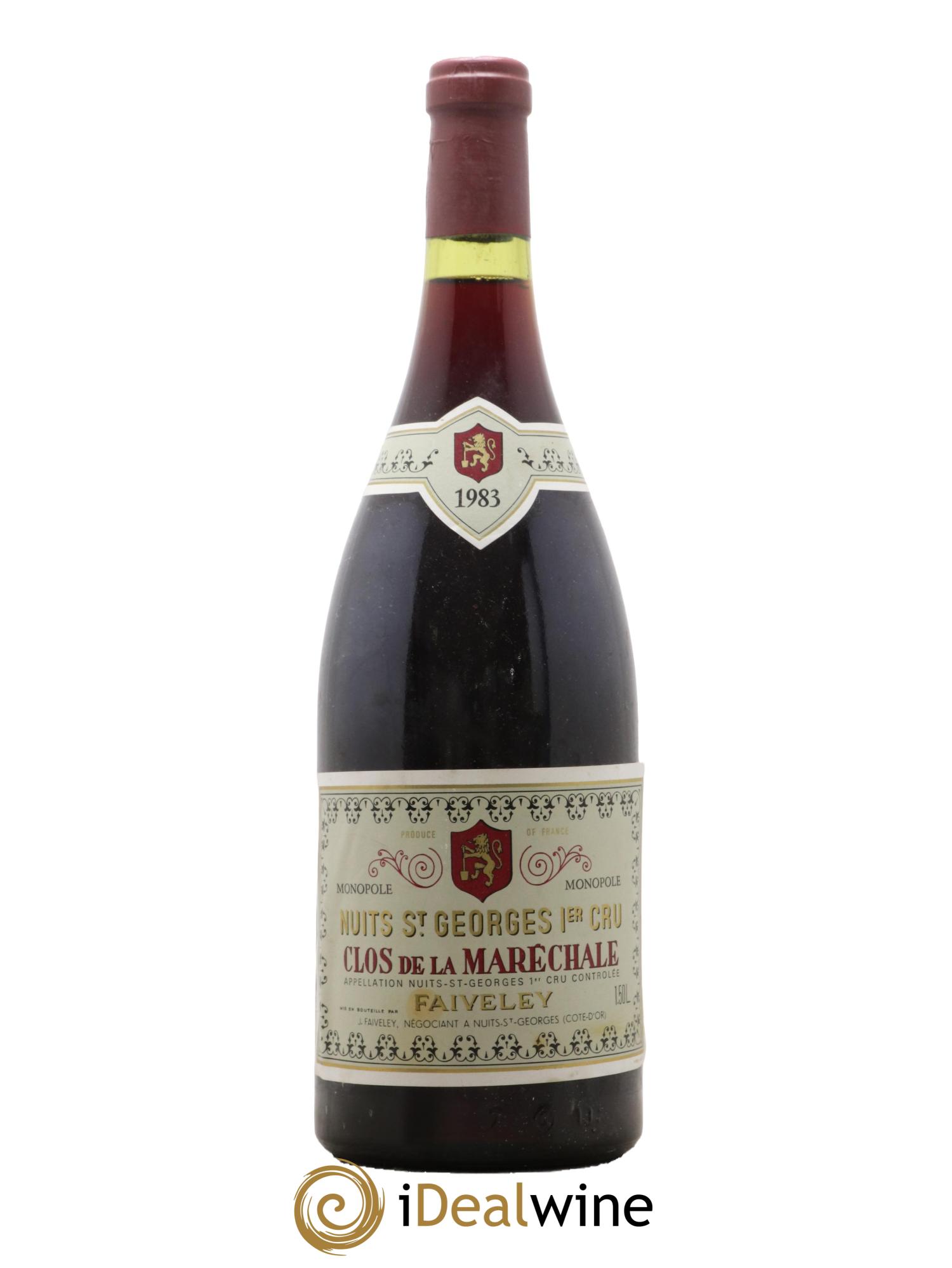 Nuits-Saint-Georges 1er Cru Clos de la Maréchale Faiveley 1983 - Lot de 1 magnum - 0