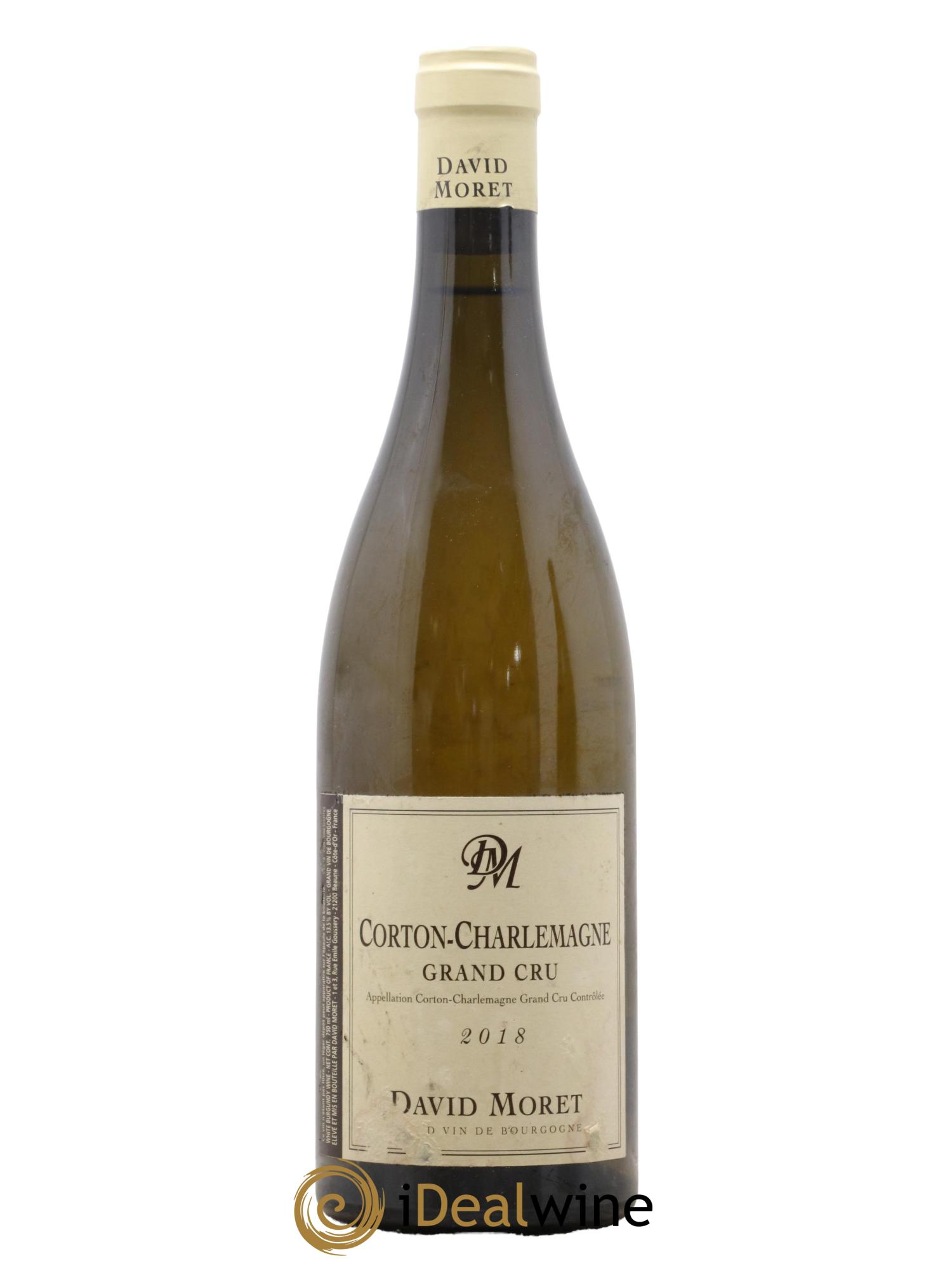 Corton-Charlemagne Grand Cru David Moret (Domaine) 2018 - Lot de 1 bouteille - 0