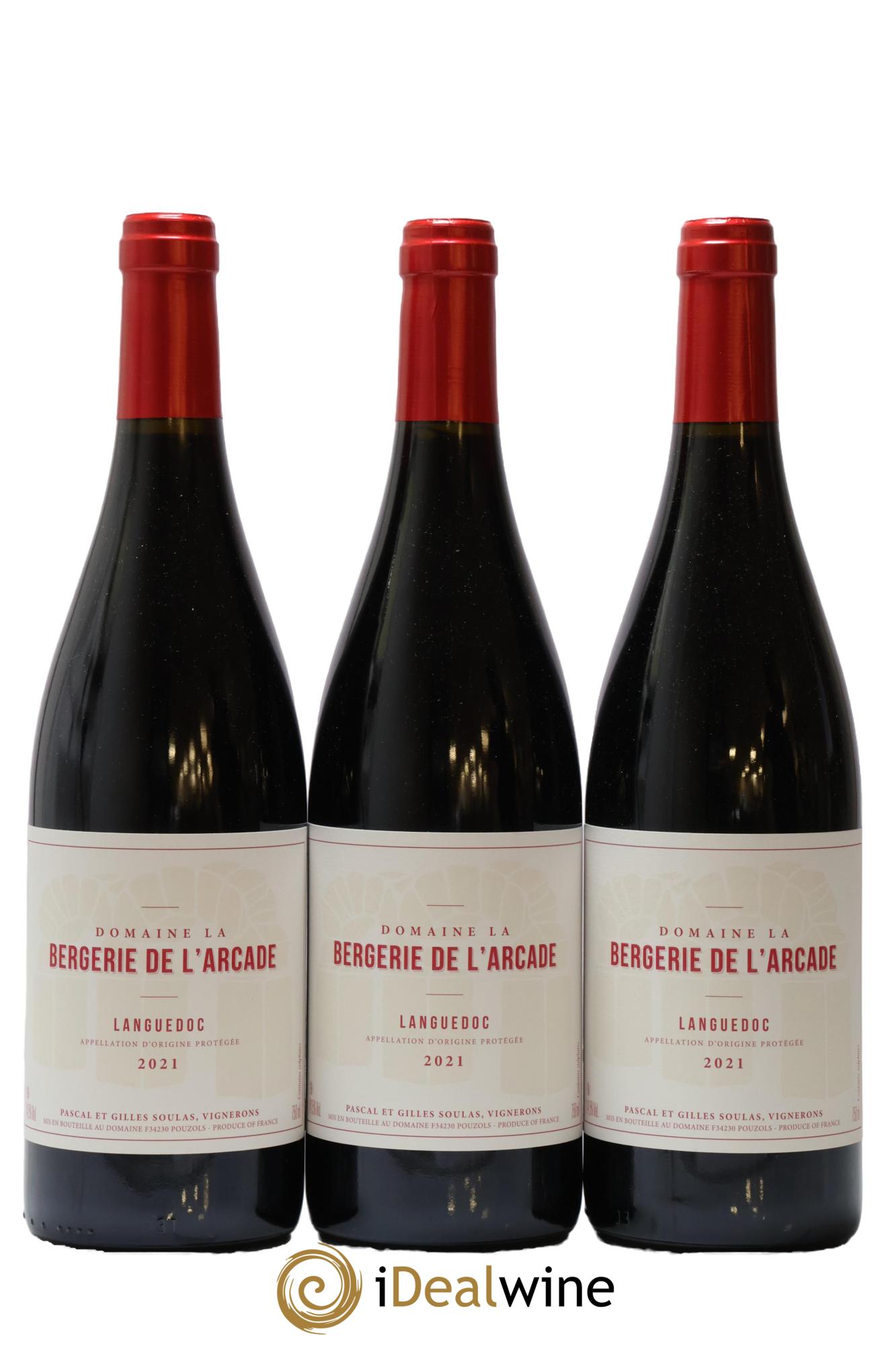 Languedoc La Bergerie de l'Arcade (Domaine) 2021 - Lot de 3 bouteilles - 0