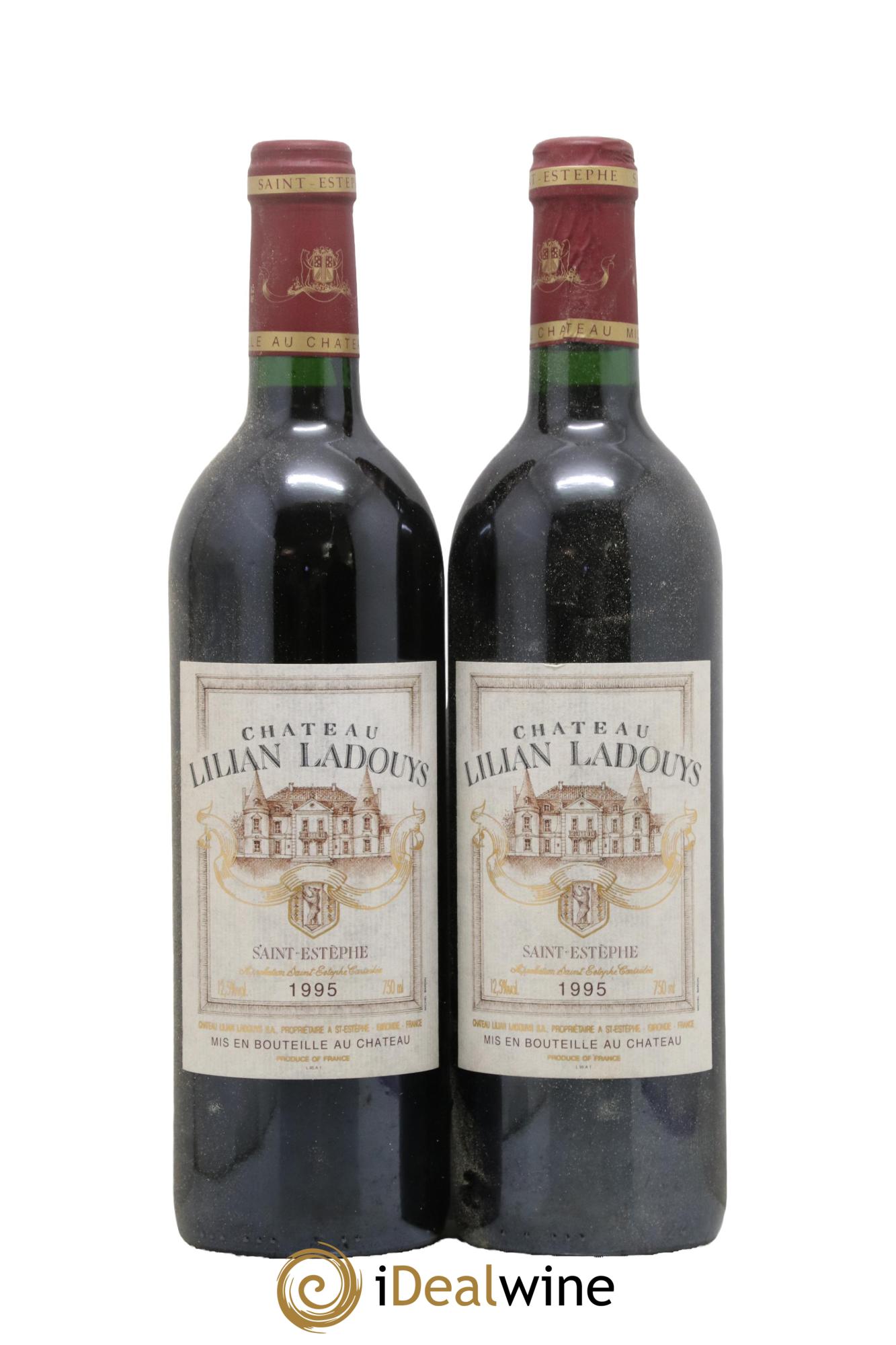 Château Lilian Ladouys Cru Bourgeois 1995 - Lot of 2 bottles - 0