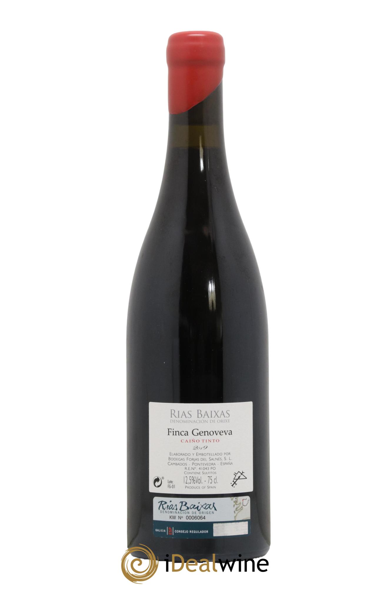 Espagne Rias Baixas Finca Genovena Caino Forjas del Salnes 2019 - Lot de 1 bouteille - 1