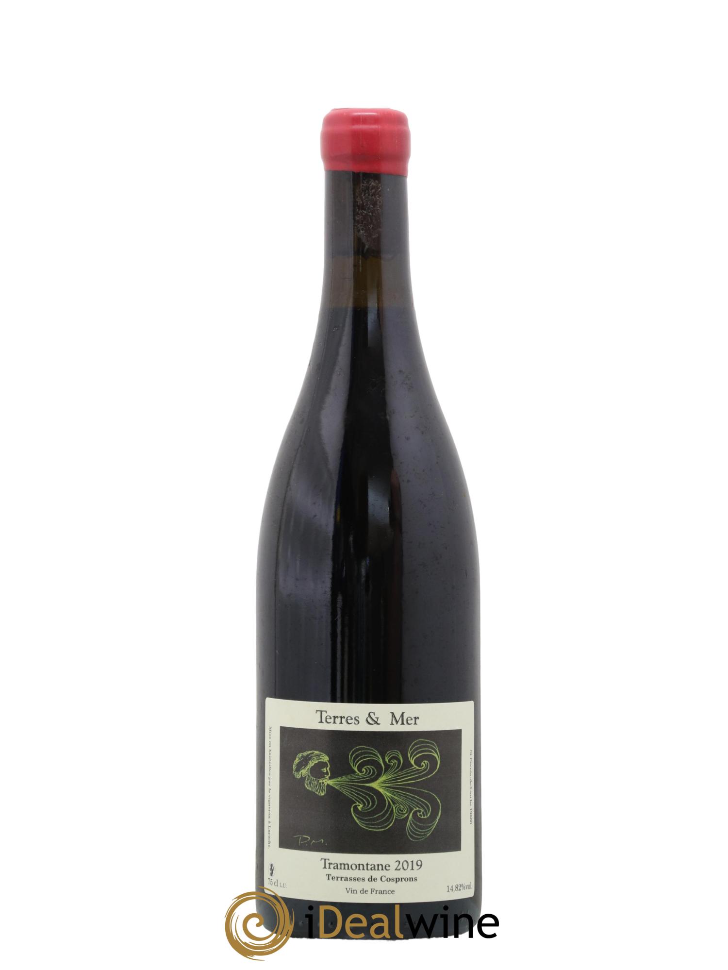 Vin de France Tramontane Terrasses de Cosprons Terre et Mer Didier Mouton 2019 - Lot de 1 bouteille - 0