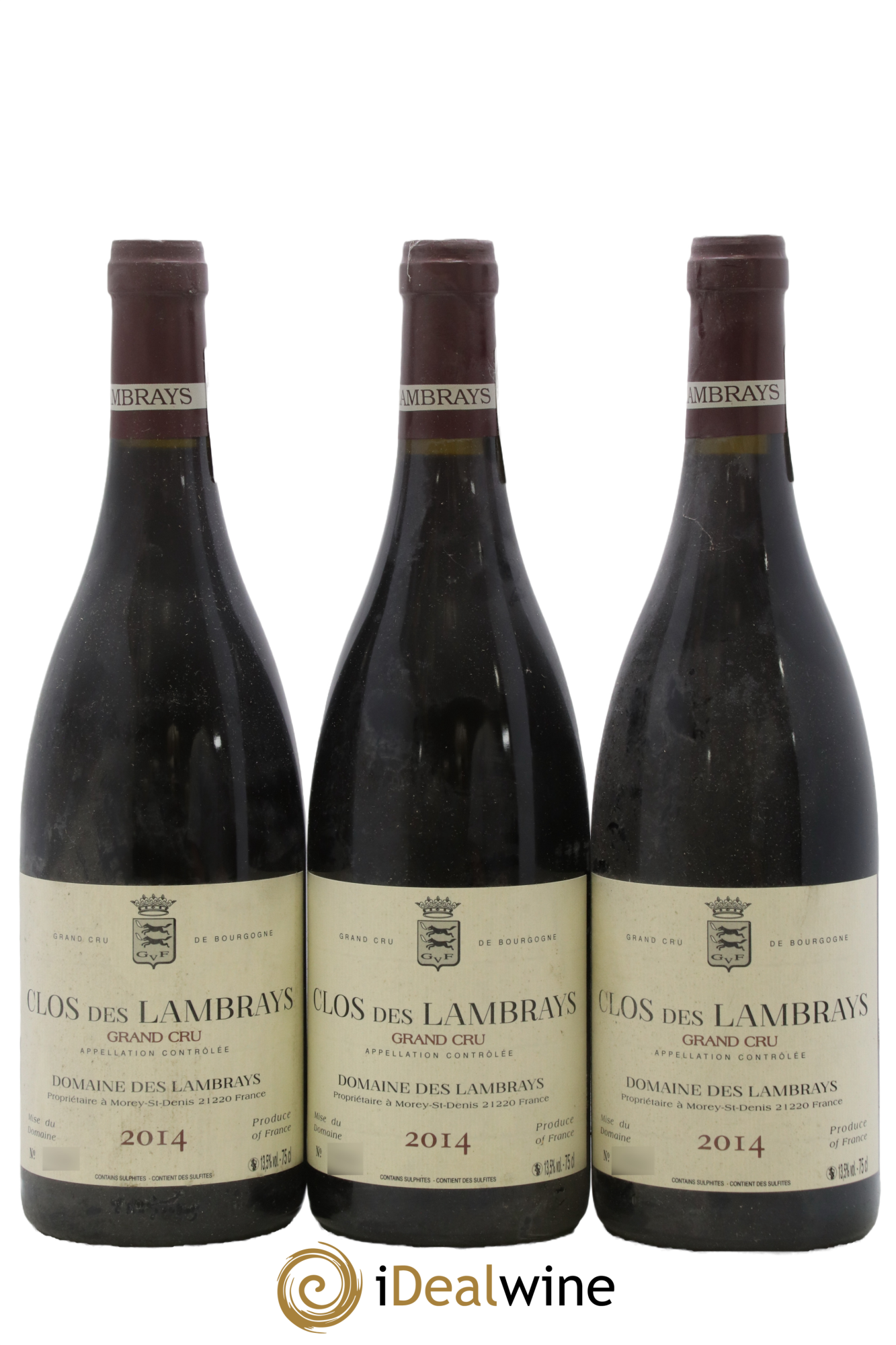 Clos des Lambrays Grand Cru Domaine des Lambrays 2014 - Lot de 3 bouteilles - 0