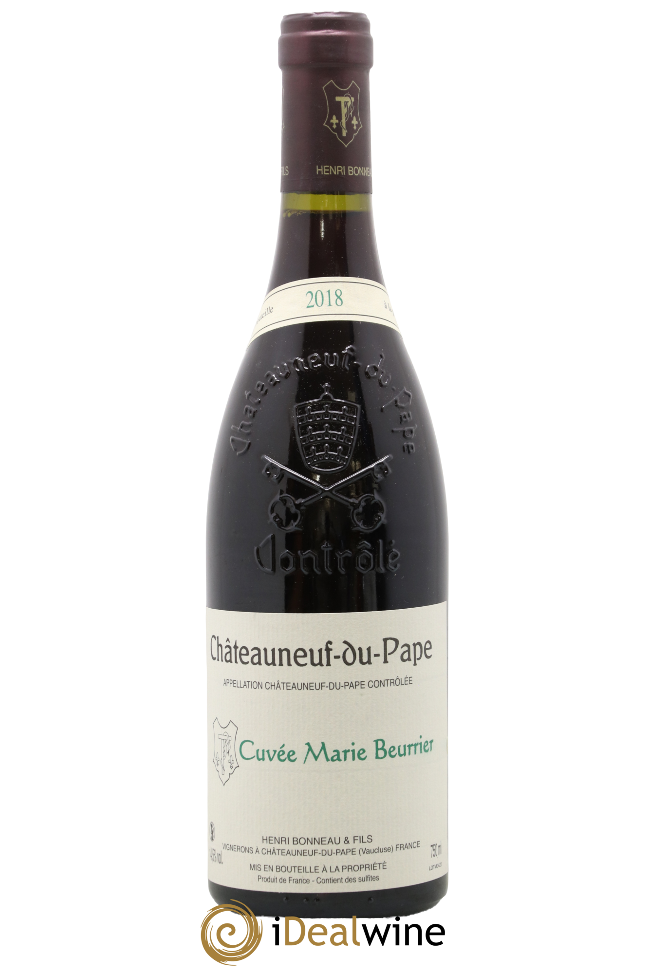 Châteauneuf-du-Pape Marie Beurrier Henri Bonneau & Fils 2018 - Lot de 1 bouteille - 0