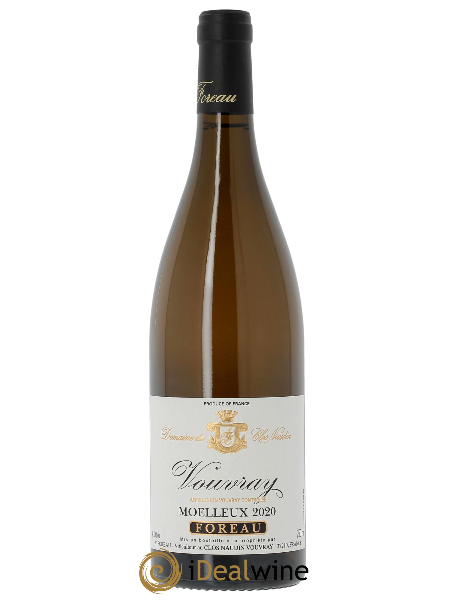 Vouvray Moelleux Clos Naudin - Philippe Foreau  2020 - Lot de 1 bouteille - 0