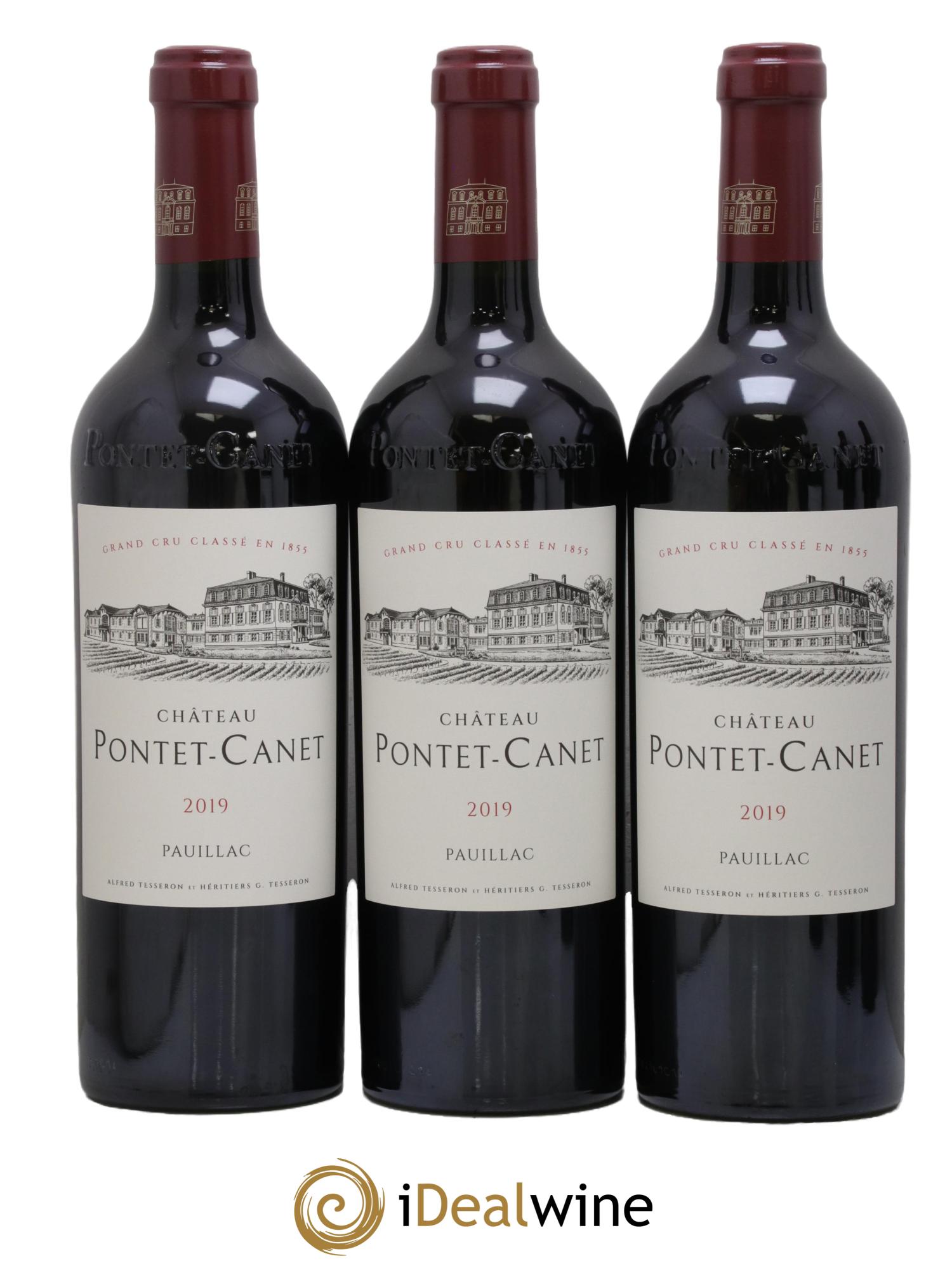 Château Pontet Canet 5ème Grand Cru Classé  2019 - Lot de 6 bouteilles - 2