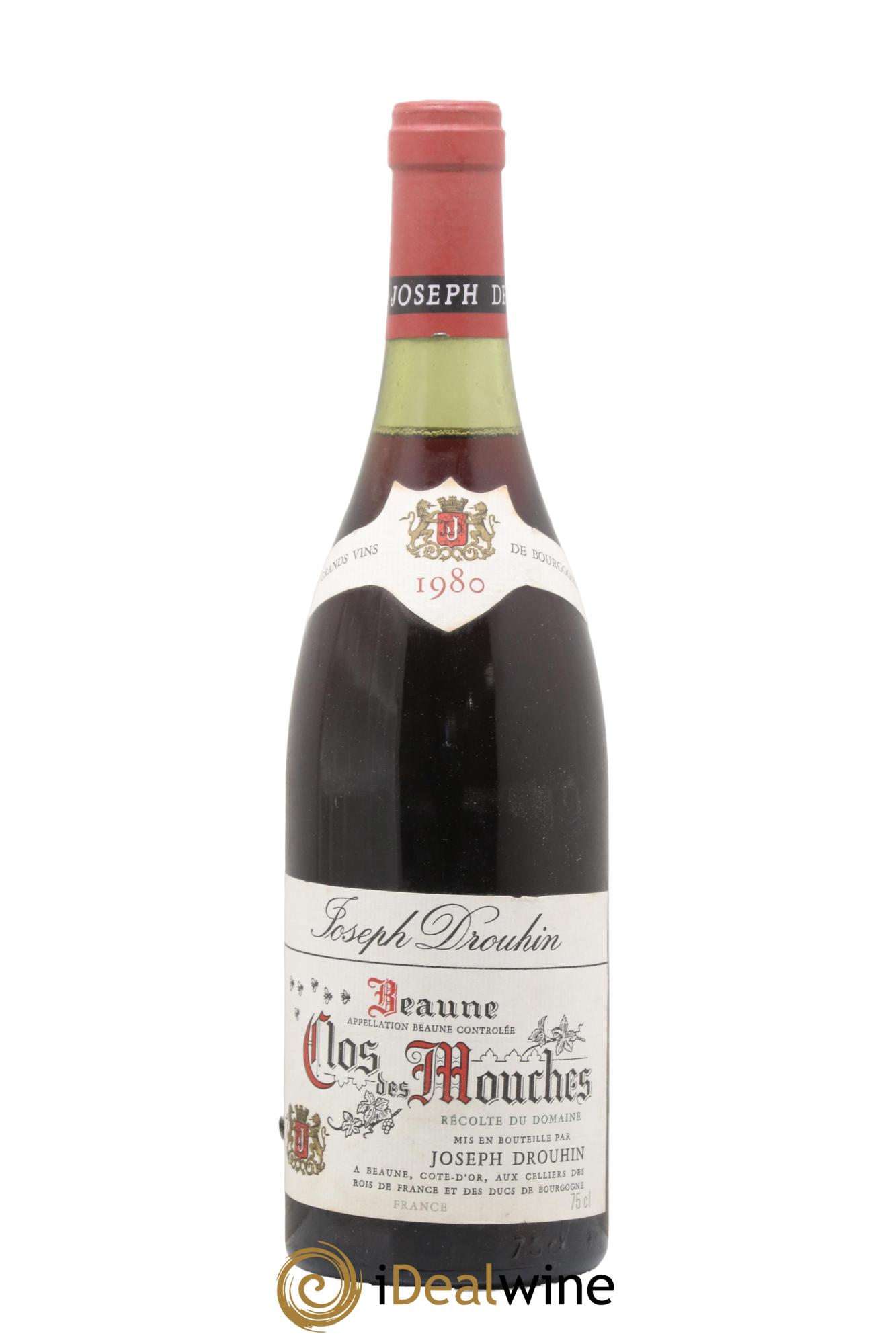 Beaune 1er Cru Clos des Mouches Joseph Drouhin 1980 - Lot de 1 bouteille - 0