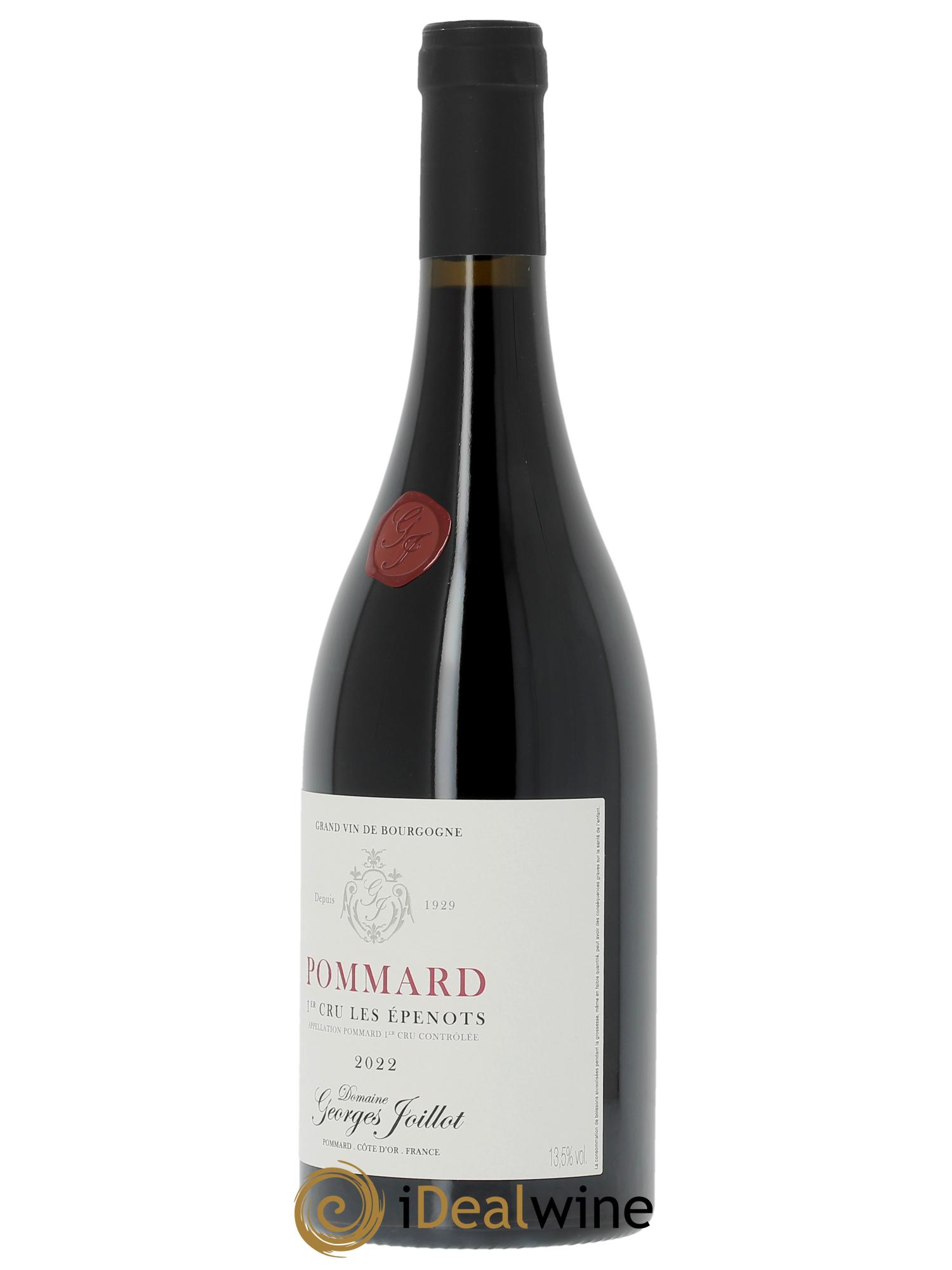 Pommard 1er Cru Les Epenots Georges Joillot  2022 - Lot de 1 bouteille - 1