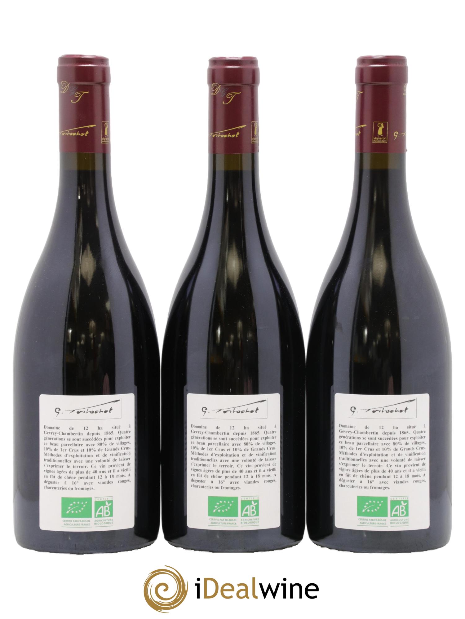 Chambertin Grand Cru Tortochot (Domaine) 2020 - Lot de 3 bouteilles - 1