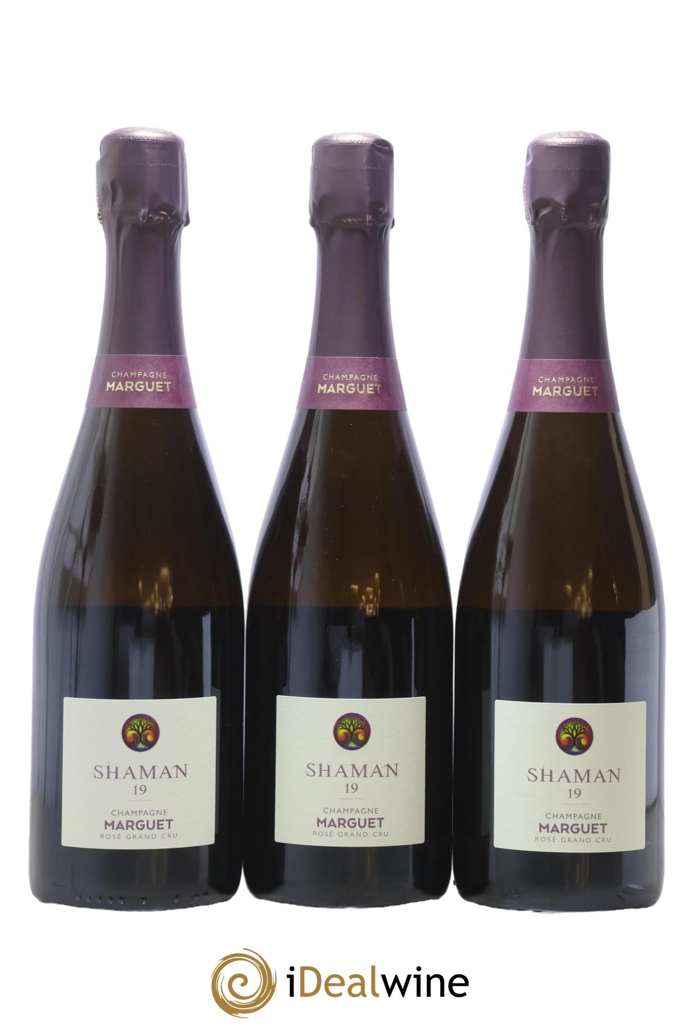Shaman 19 Grand Cru Brut Nature Marguet - Lot de 3 bouteilles - 0