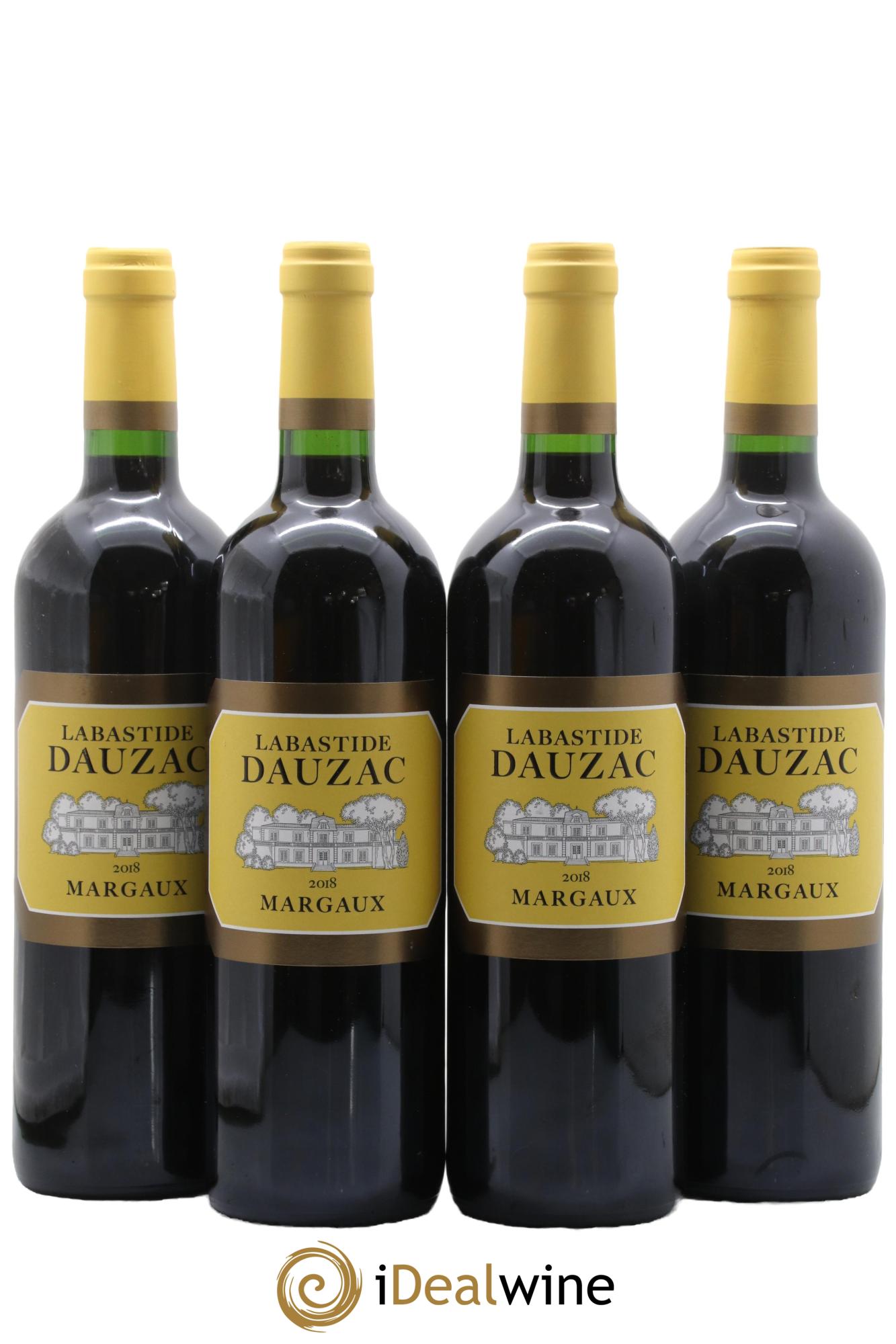 Margaux Labastide Dauzac 2018 - Lot of 4 bottles - 0