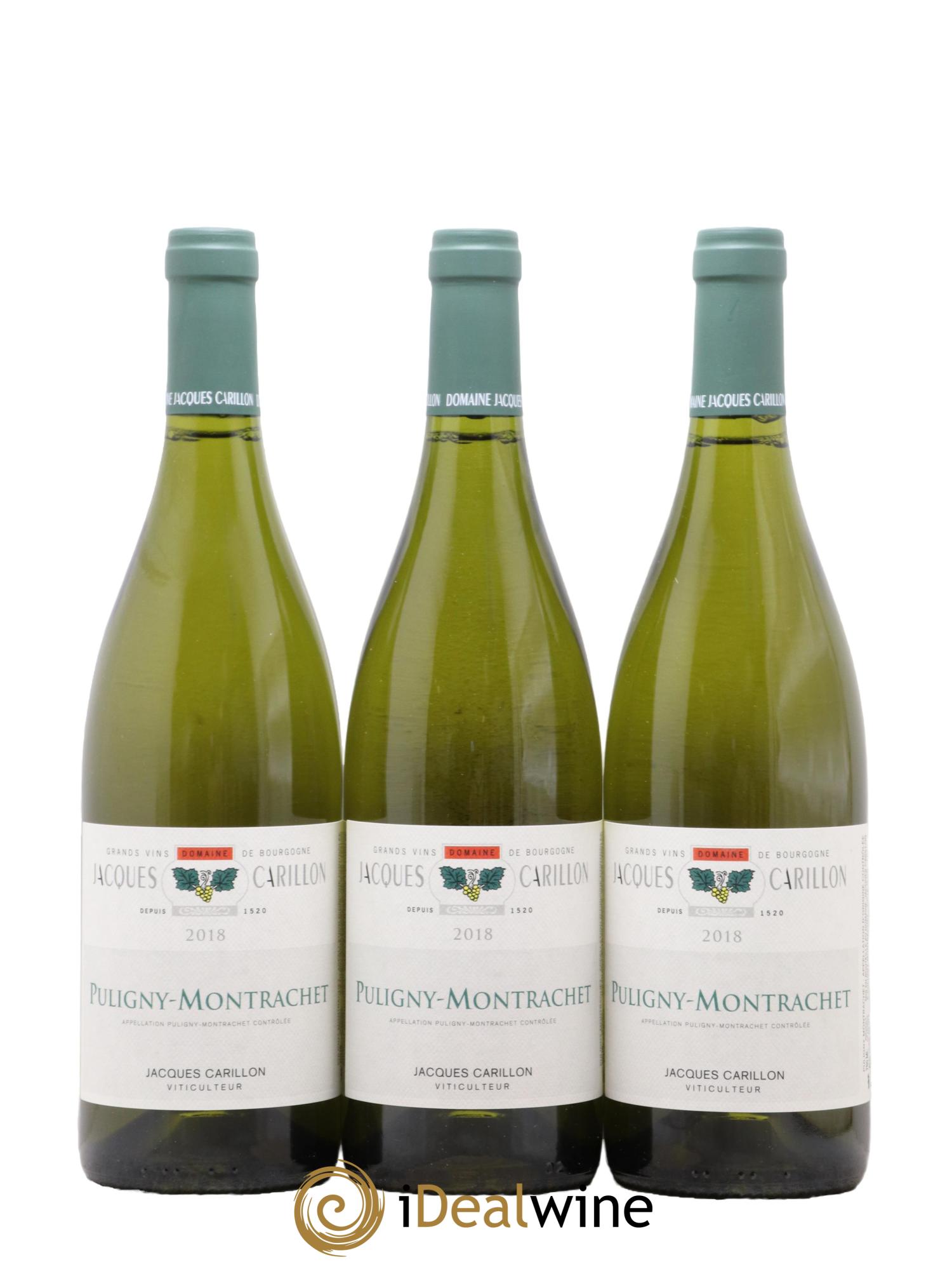 Puligny-Montrachet Jacques Carillon (Domaine) 2018 - Lot de 3 bouteilles - 0