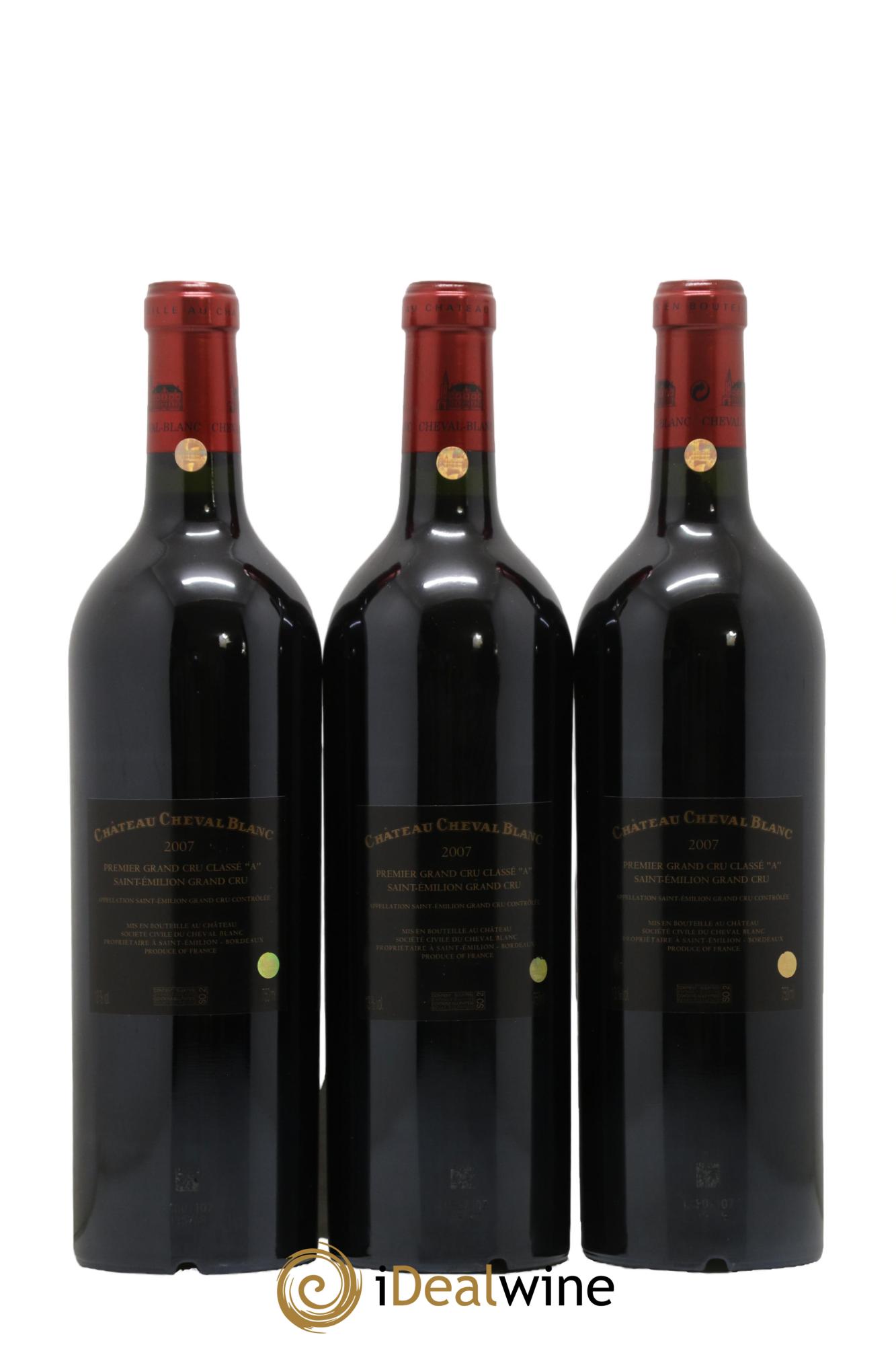 Château Cheval Blanc 1er Grand Cru Classé A 2007 - Lot de 6 bouteilles - 4