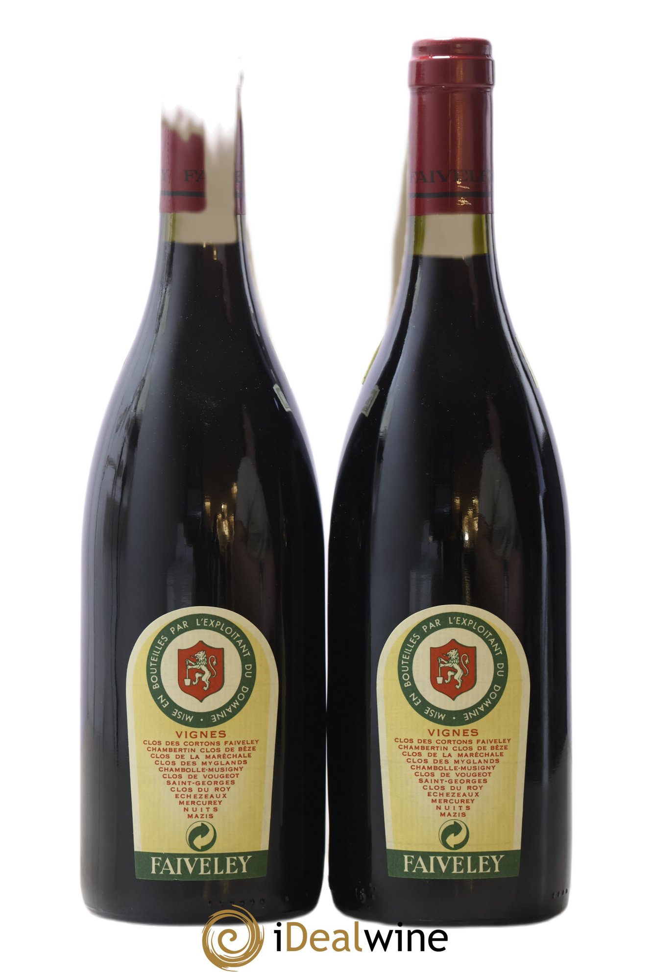 Mazis-Chambertin Grand Cru Faiveley 1996 - Lotto di 2 bottiglie - 1