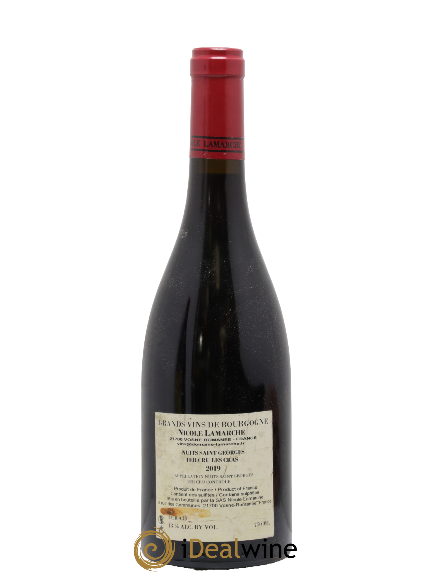 Nuits-Saint-Georges 1er Cru Les Cras Lamarche (Domaine) 2019 - Lot de 1 bouteille - 1