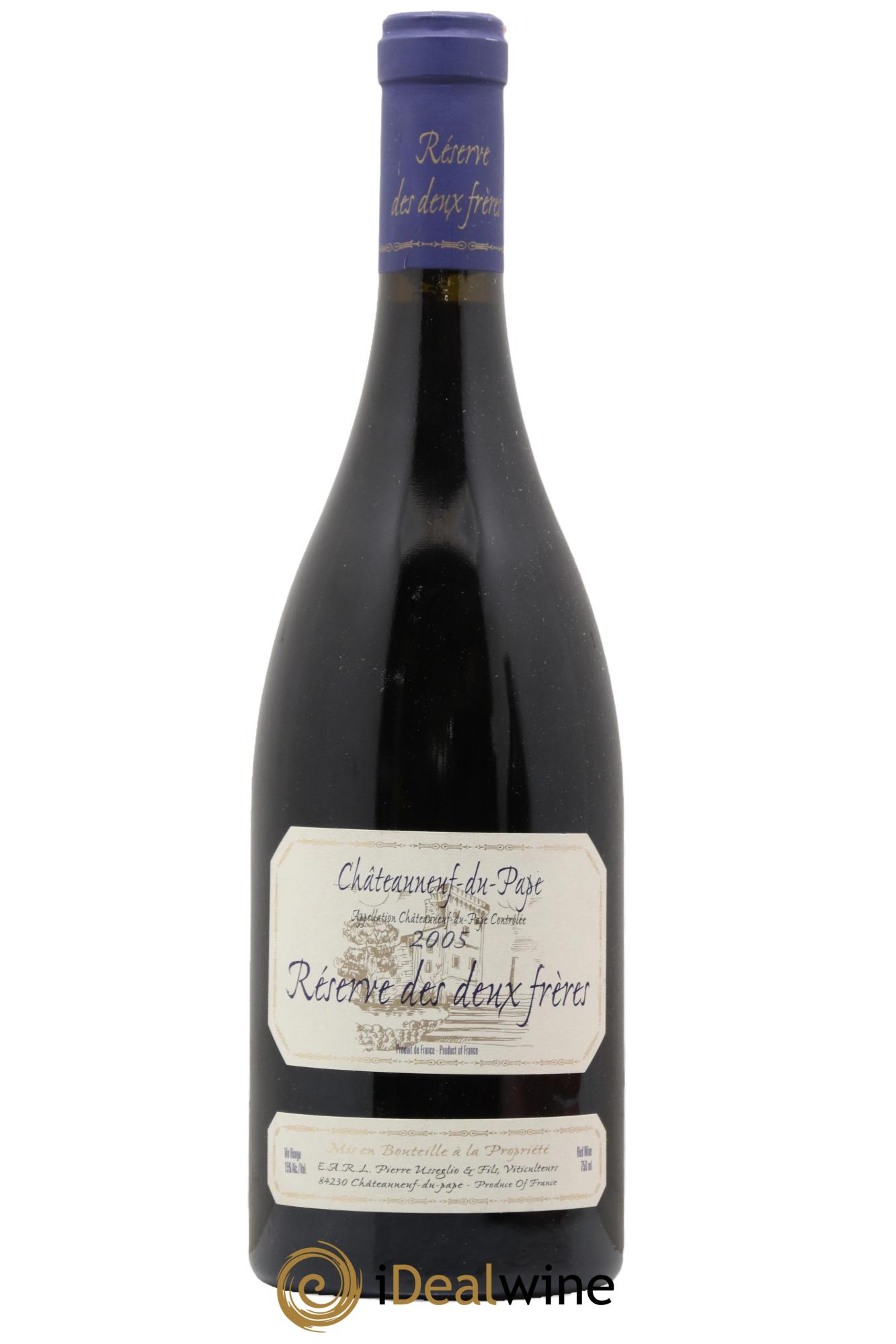 Châteauneuf-du-Pape Réserve des 2 frères Pierre Usseglio & Fils 2005 - Lot of 1 bottle - 0